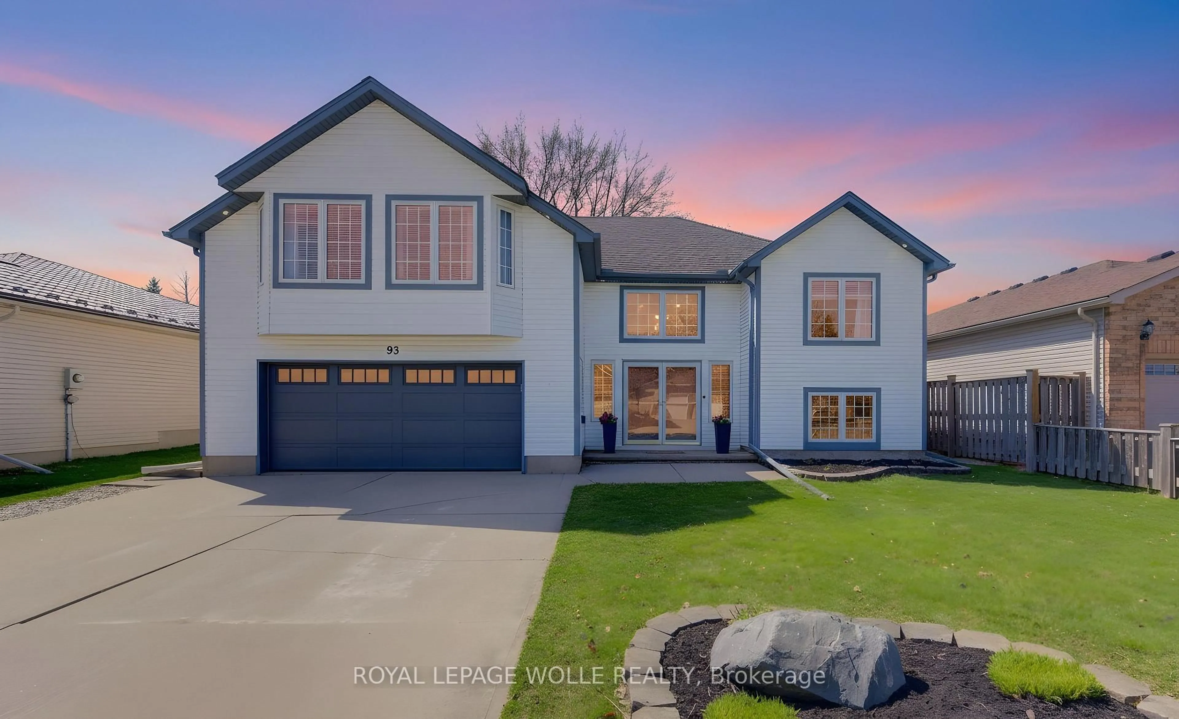 Home with vinyl exterior material, street for 93 Lawrence St, Wellesley Ontario N0B 2T0