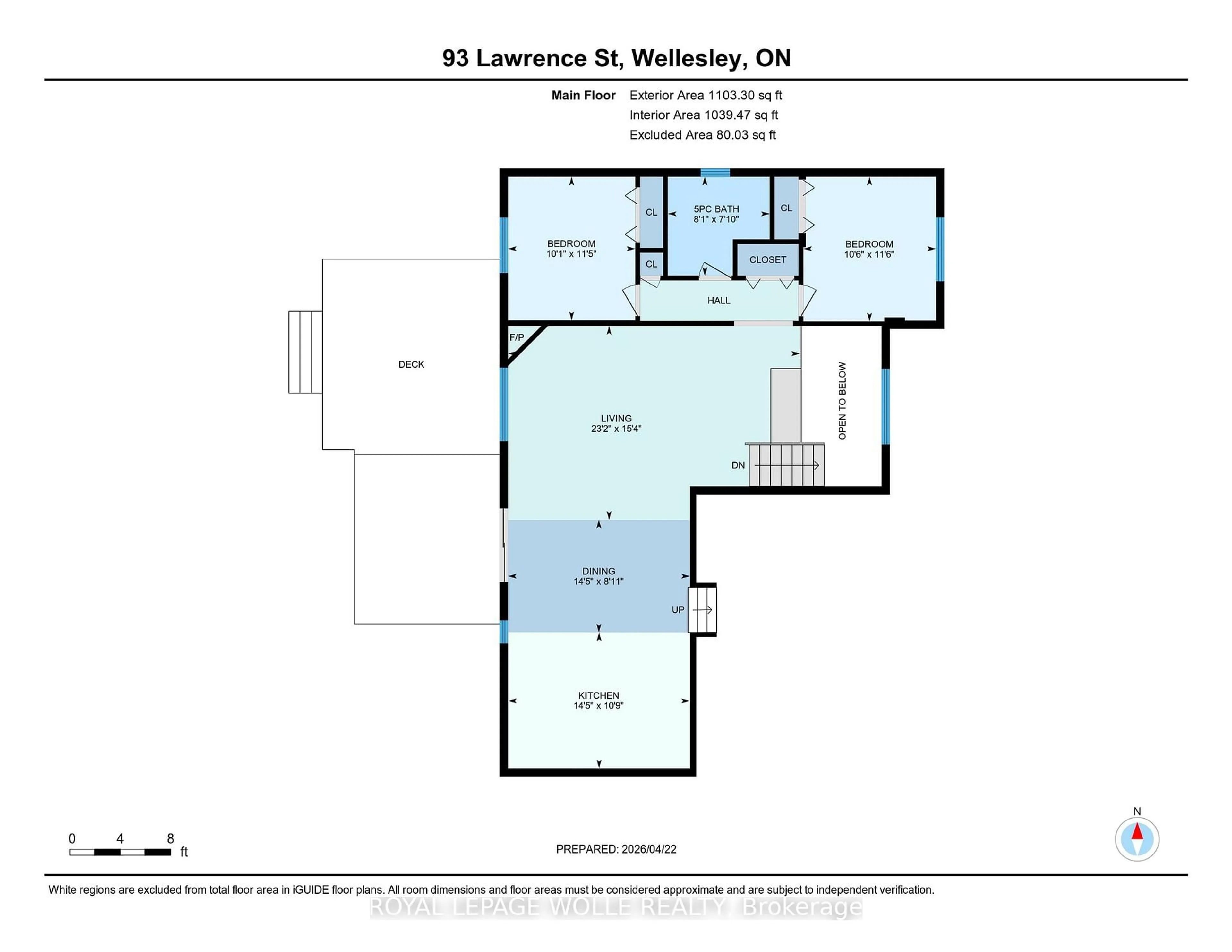 Floor plan for 93 Lawrence St, Wellesley Ontario N0B 2T0