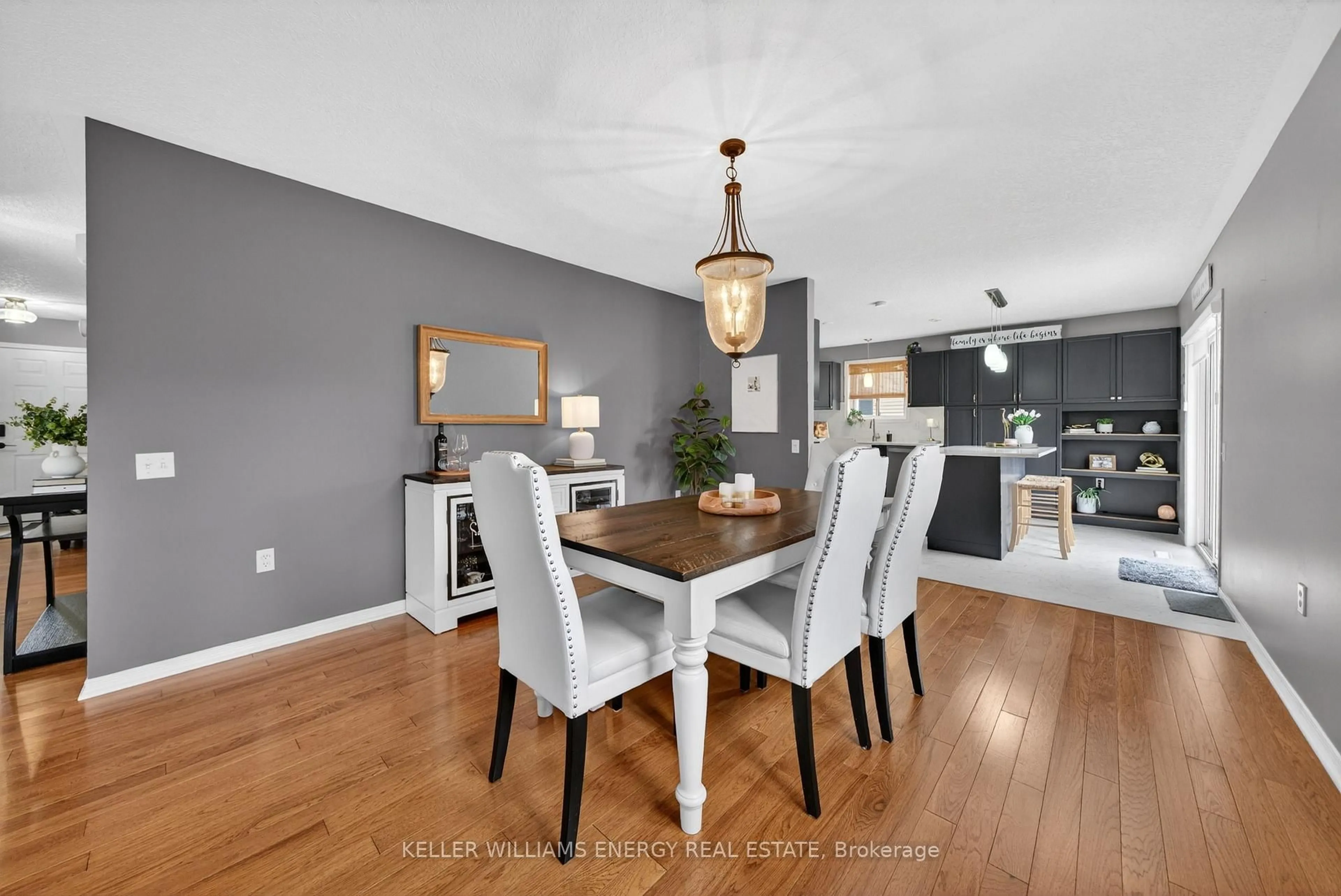 Dining room, wood/laminate floor for 35 CRETNEY Dr, Prince Edward County Ontario K0K 3L0