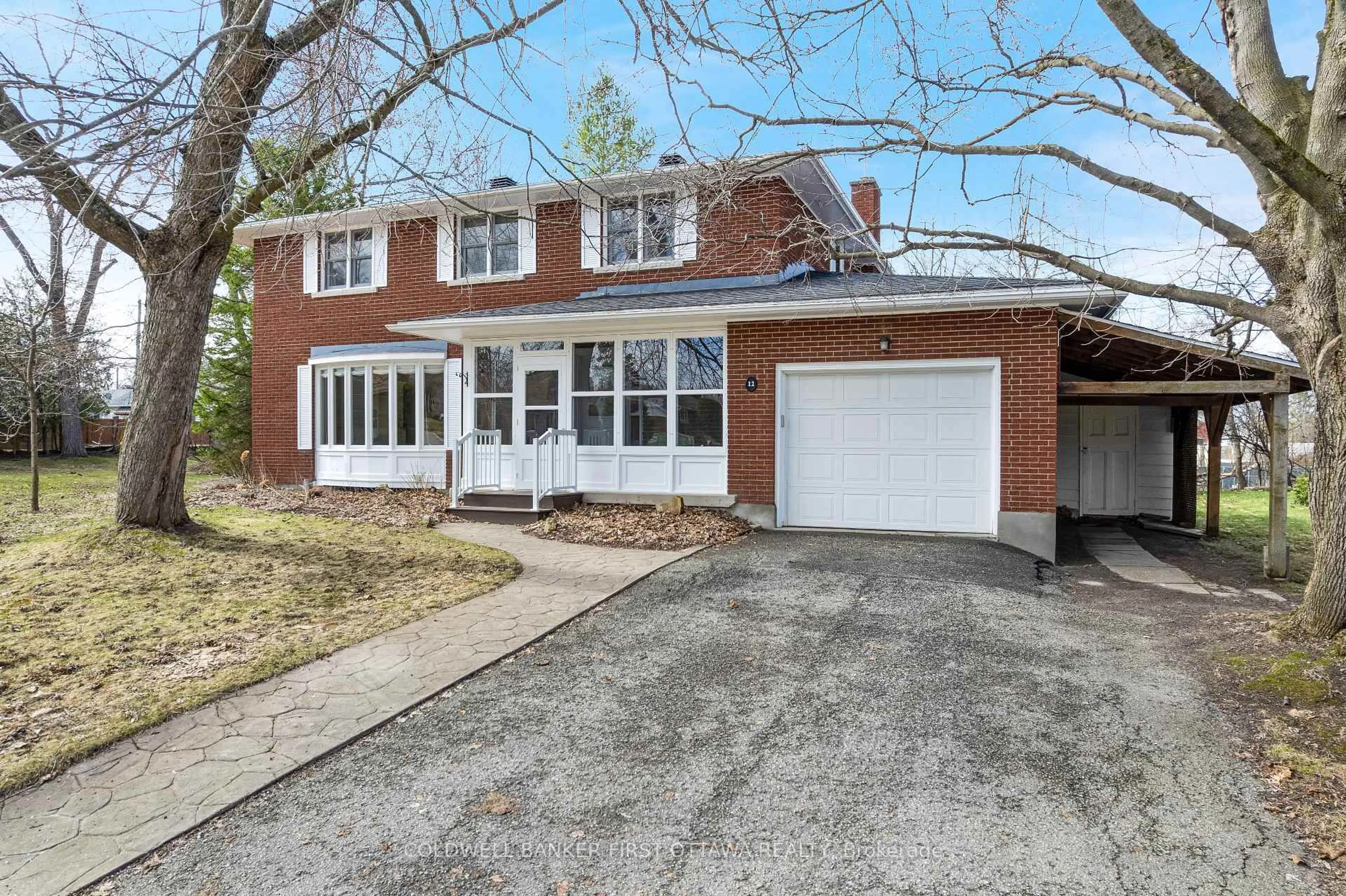 Home with brick exterior material, street for 12 Glenview Cres, Perth Ontario K7H 2L2