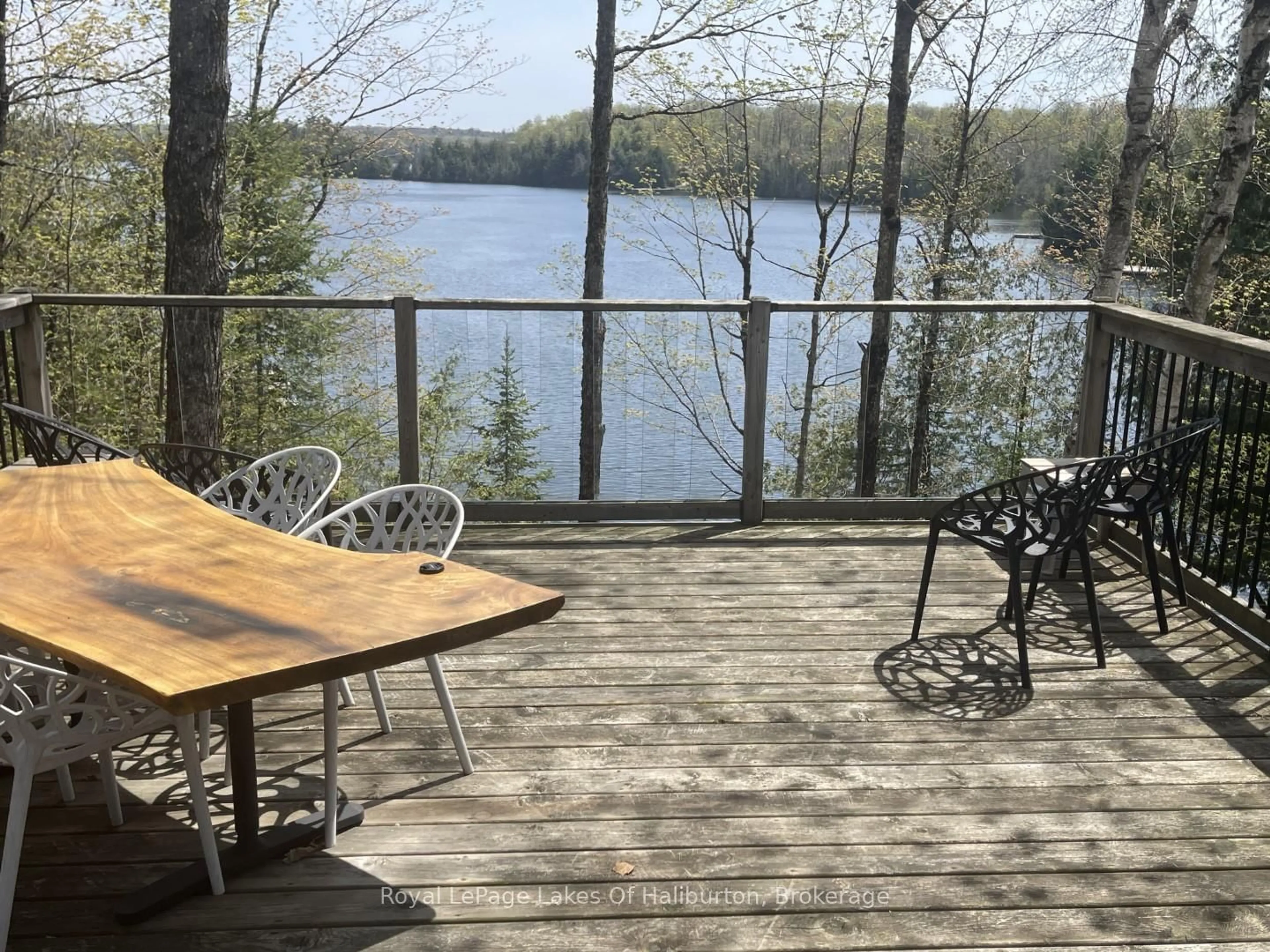 Patio, water/lake/river/ocean view for 127 Russell Dr, Trent Lakes Ontario K0M 2A0