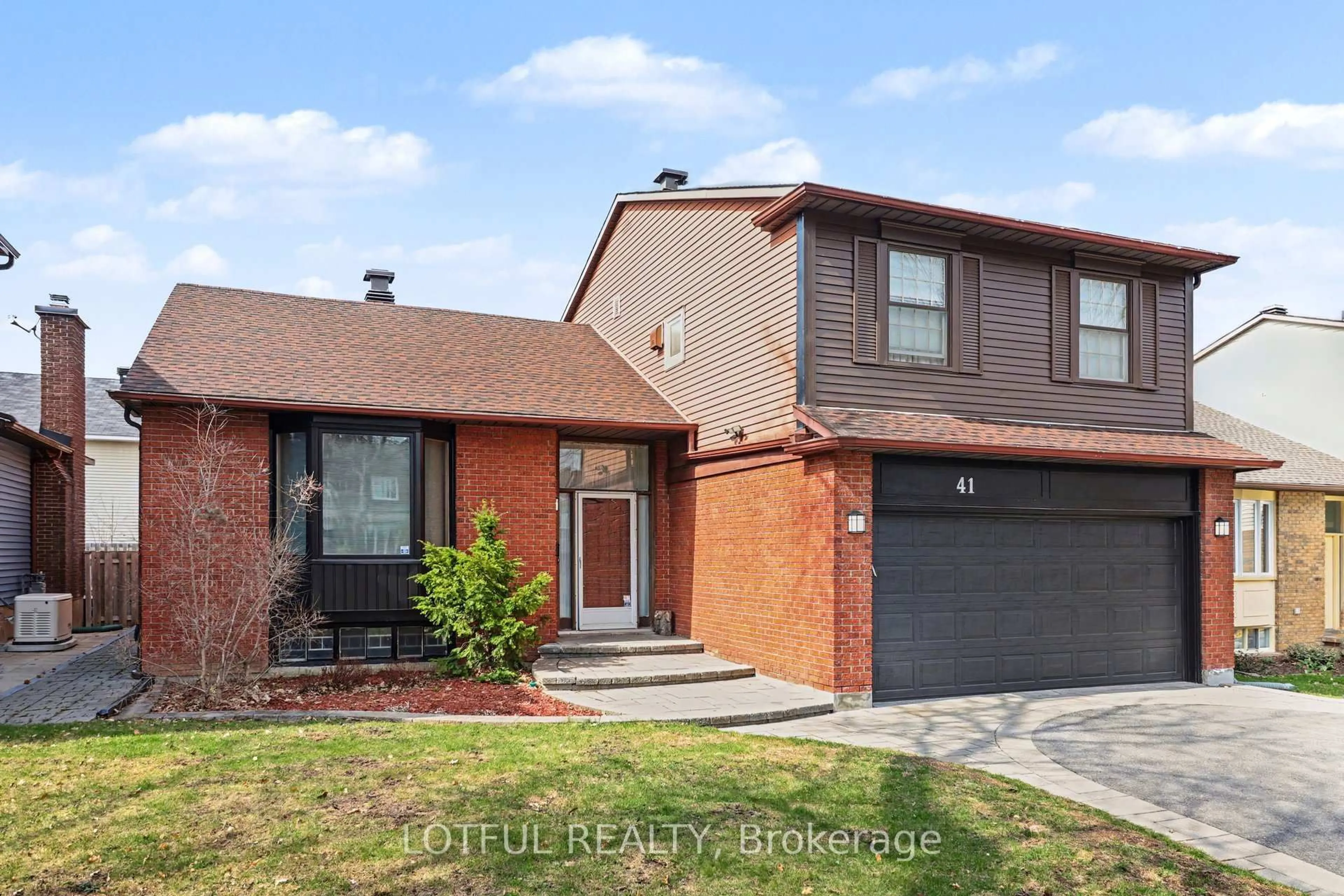 Home with brick exterior material, street for 41 Pattermead Cres, Ottawa Ontario K1V 0A1