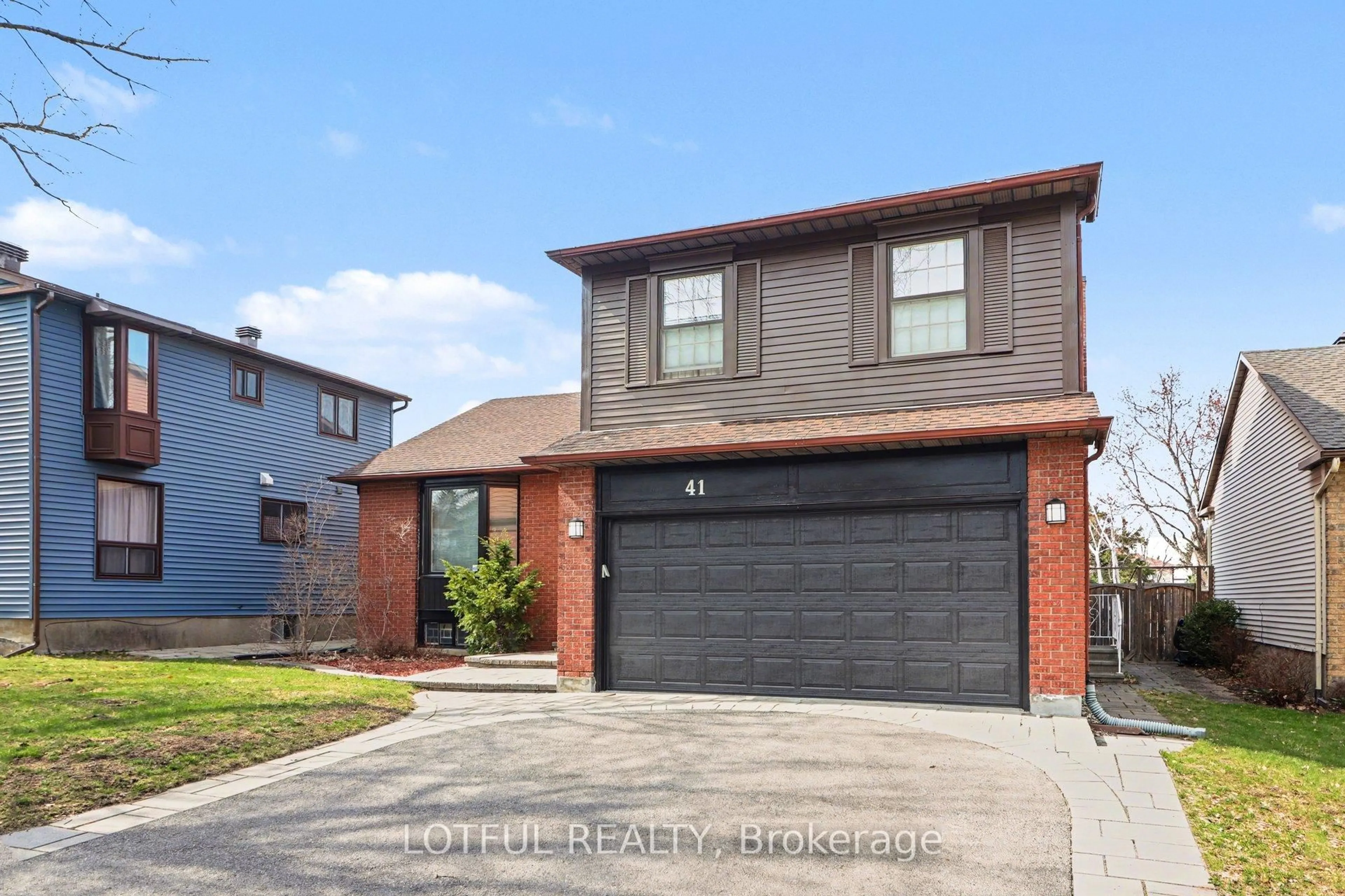 Home with brick exterior material, street for 41 Pattermead Cres, Ottawa Ontario K1V 0A1