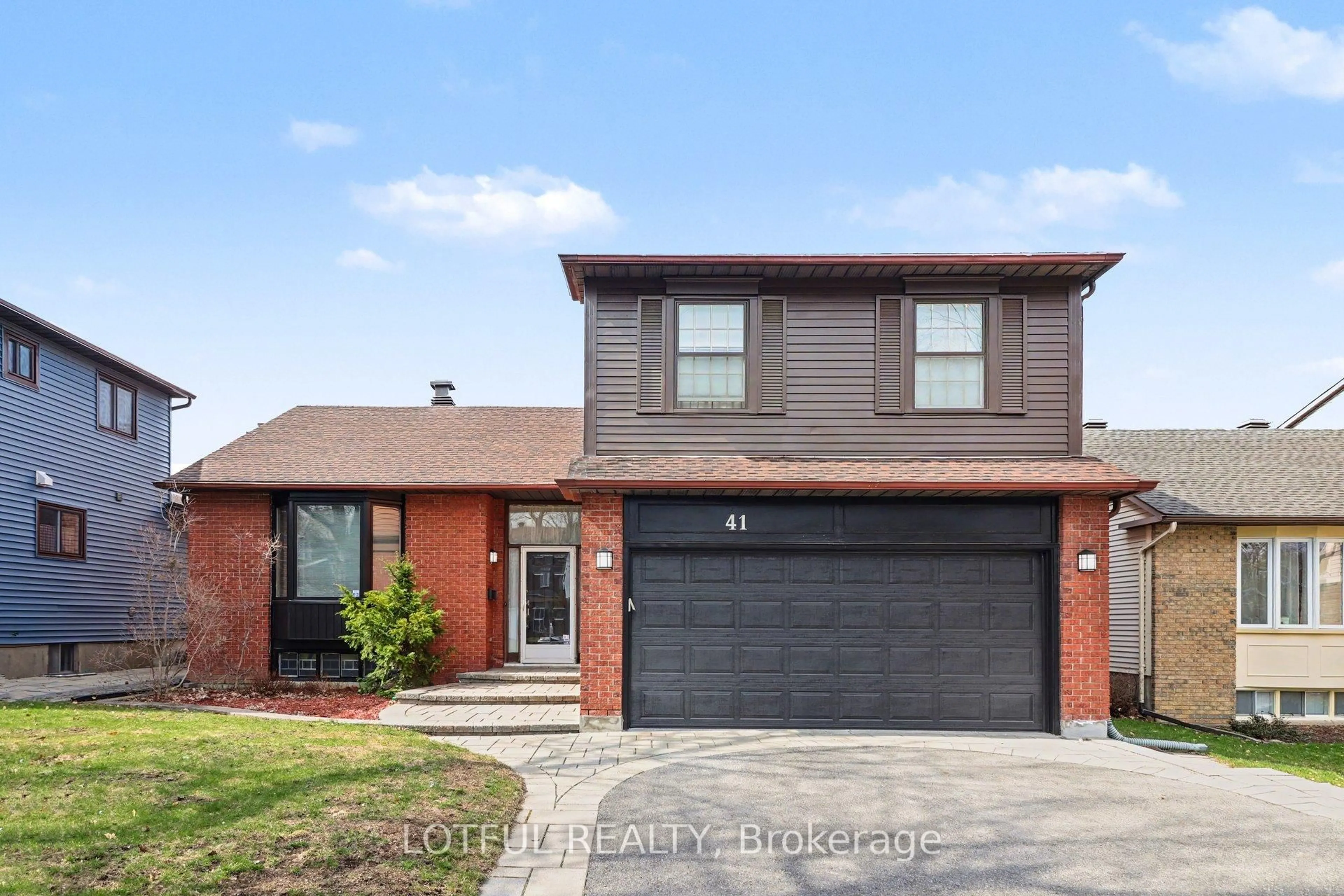 Home with brick exterior material, street for 41 Pattermead Cres, Ottawa Ontario K1V 0A1