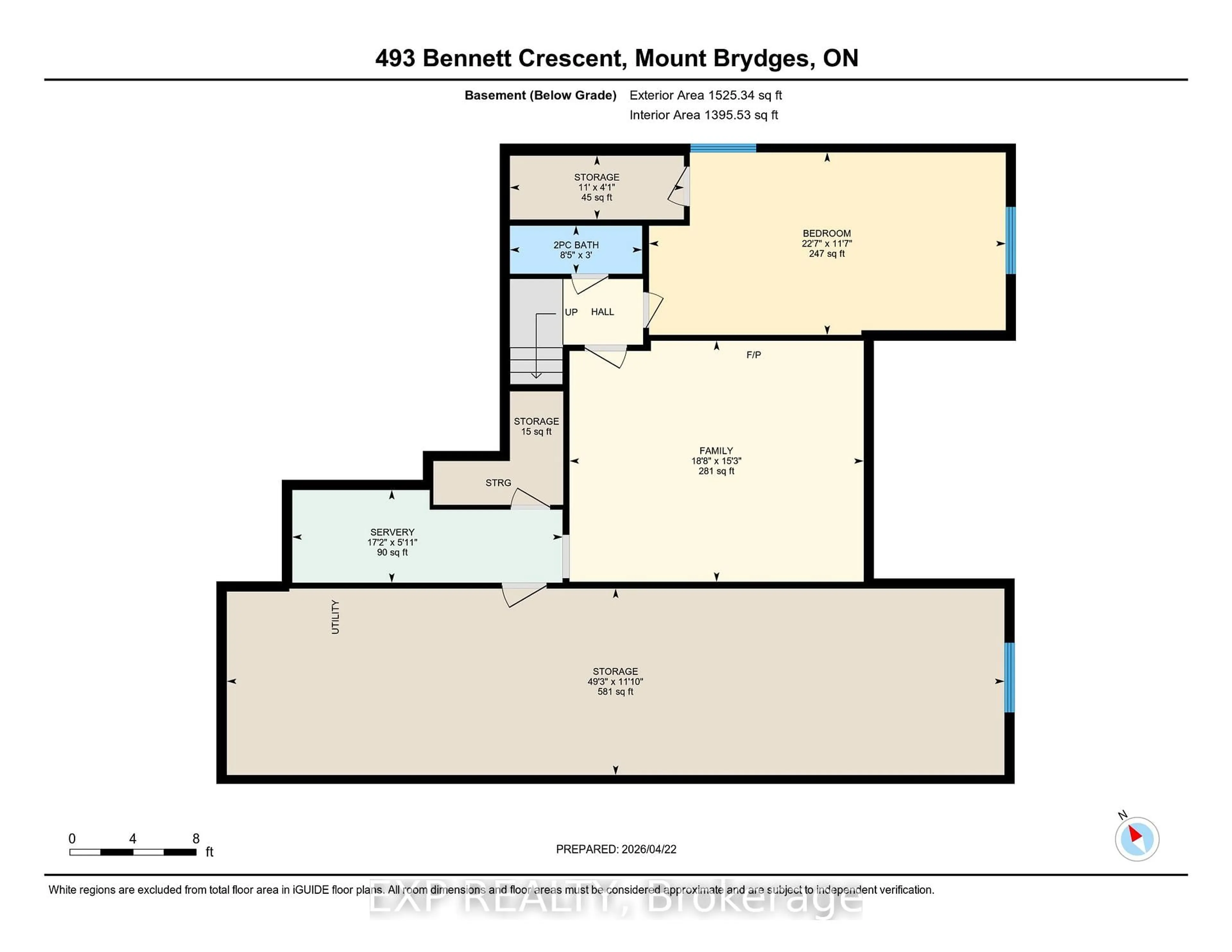 Floor plan for 493 Bennett Cres, Strathroy-Caradoc Ontario N0L 1W0