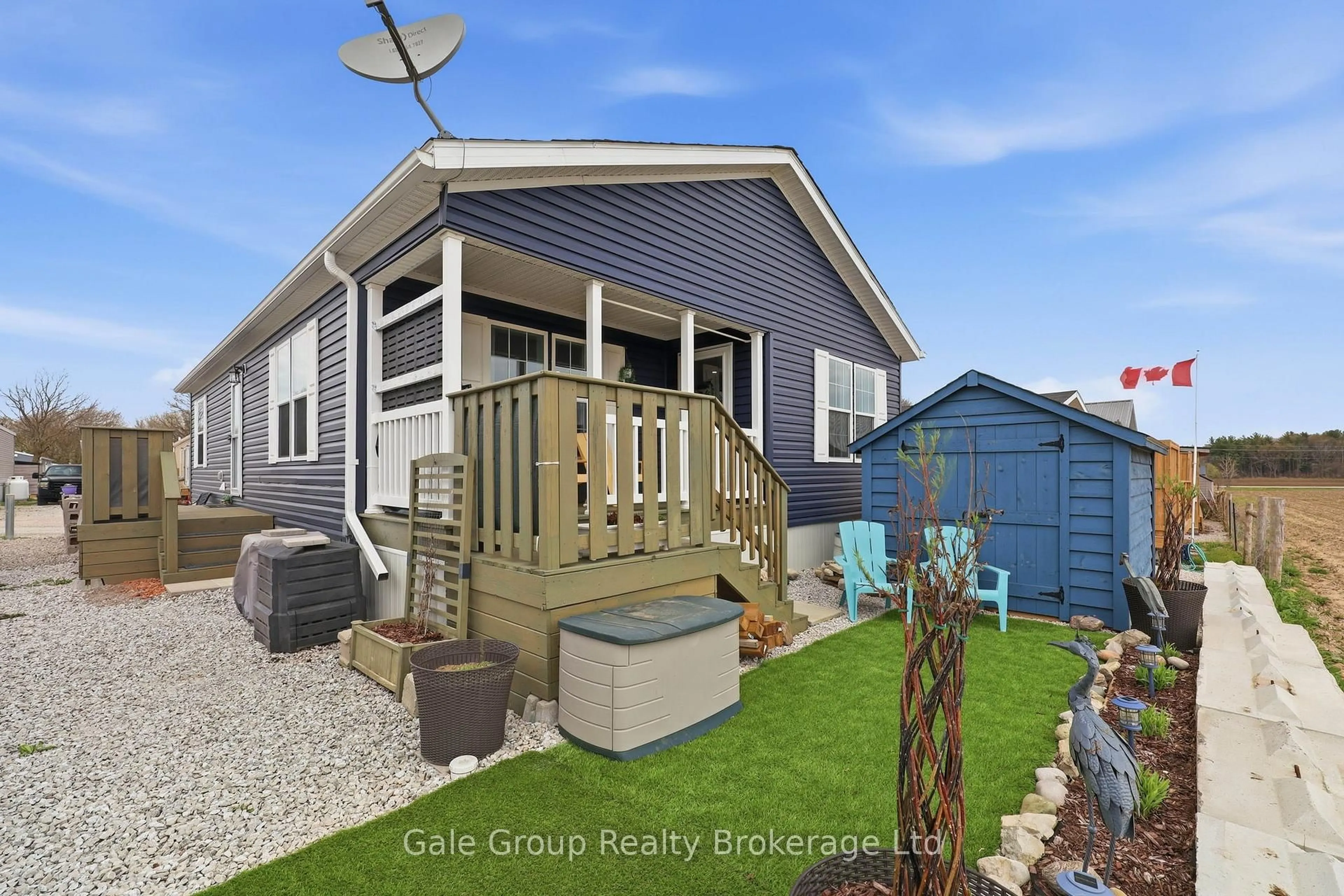 Home with vinyl exterior material, street for 99 Fourth Concession Rd #635, Brant Ontario N0E 1A0