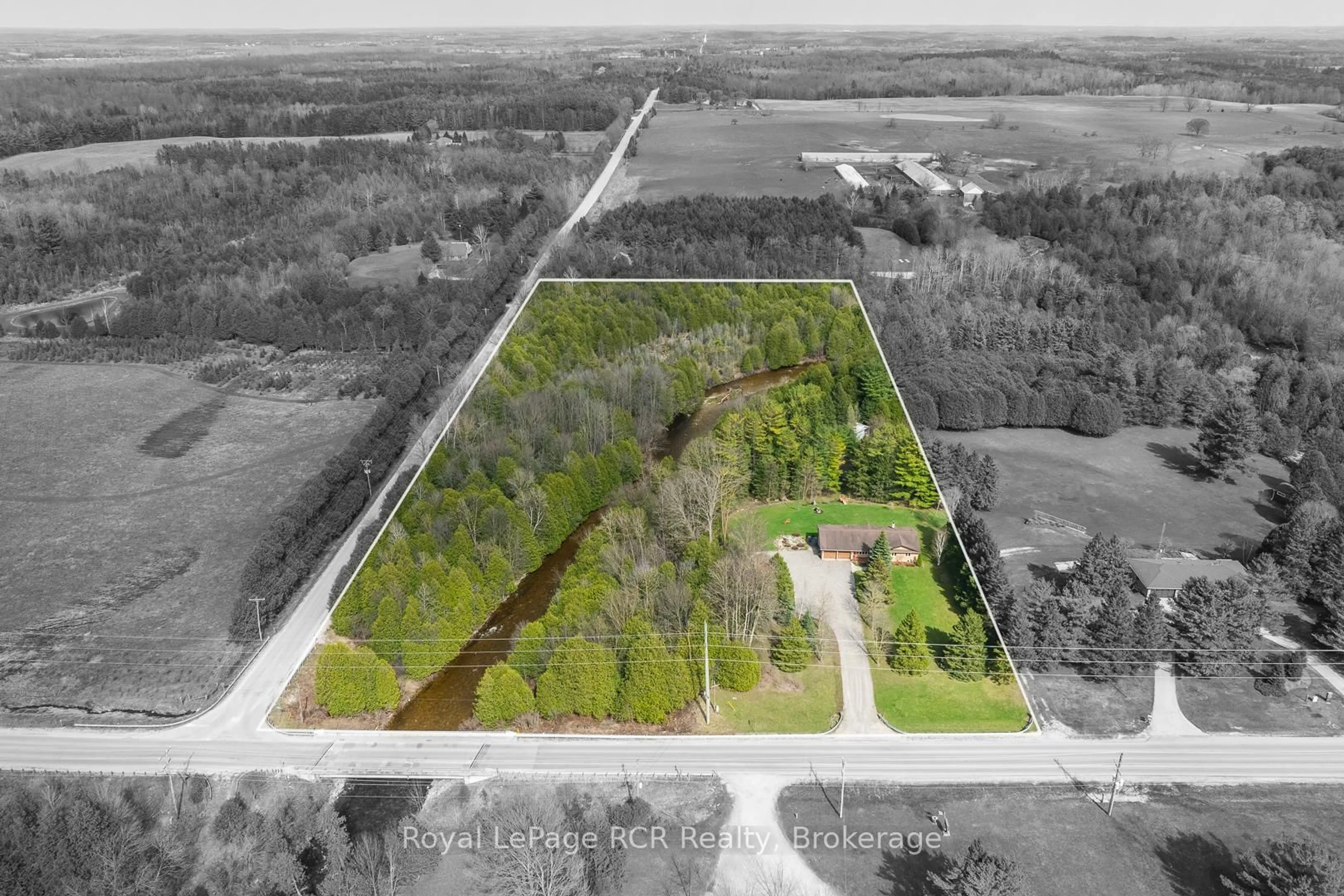 A pic from outside/outdoor area/front of a property/back of a property/a pic from drone, unknown for 033105 Grey Road 28 Rd, West Grey Ontario N4N 3B8