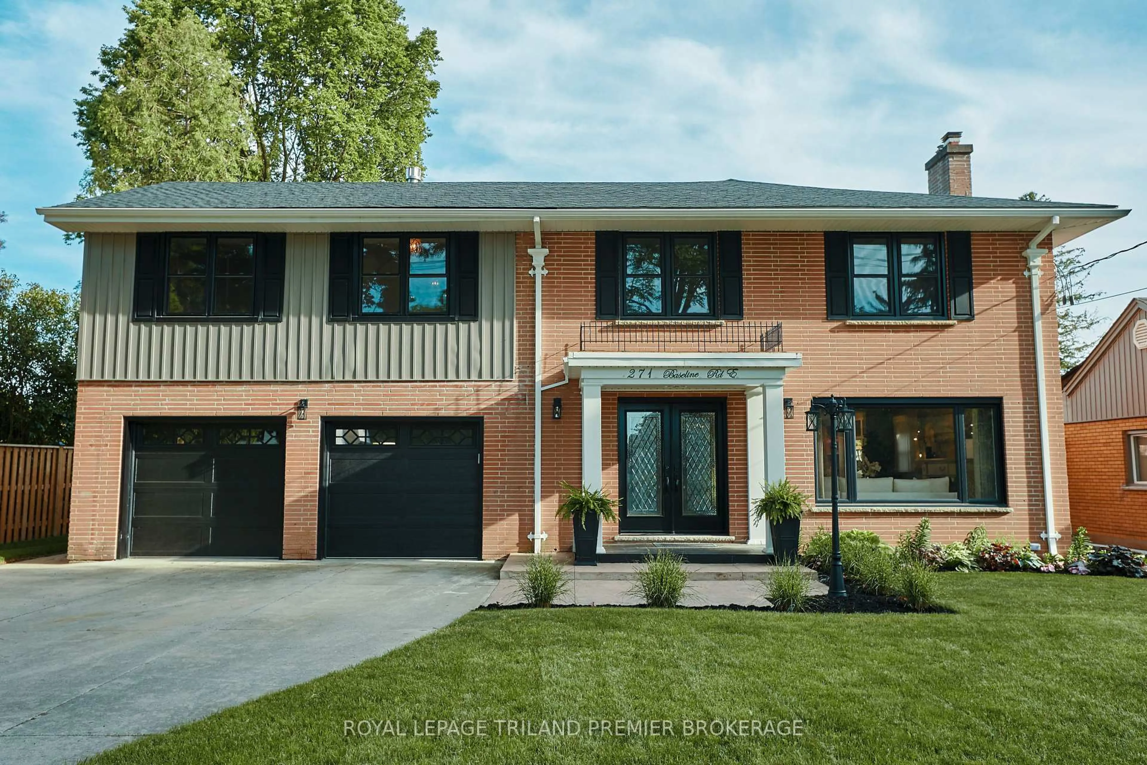Home with brick exterior material, street for 271 BASELINE Rd, London South Ontario N6C 2P2