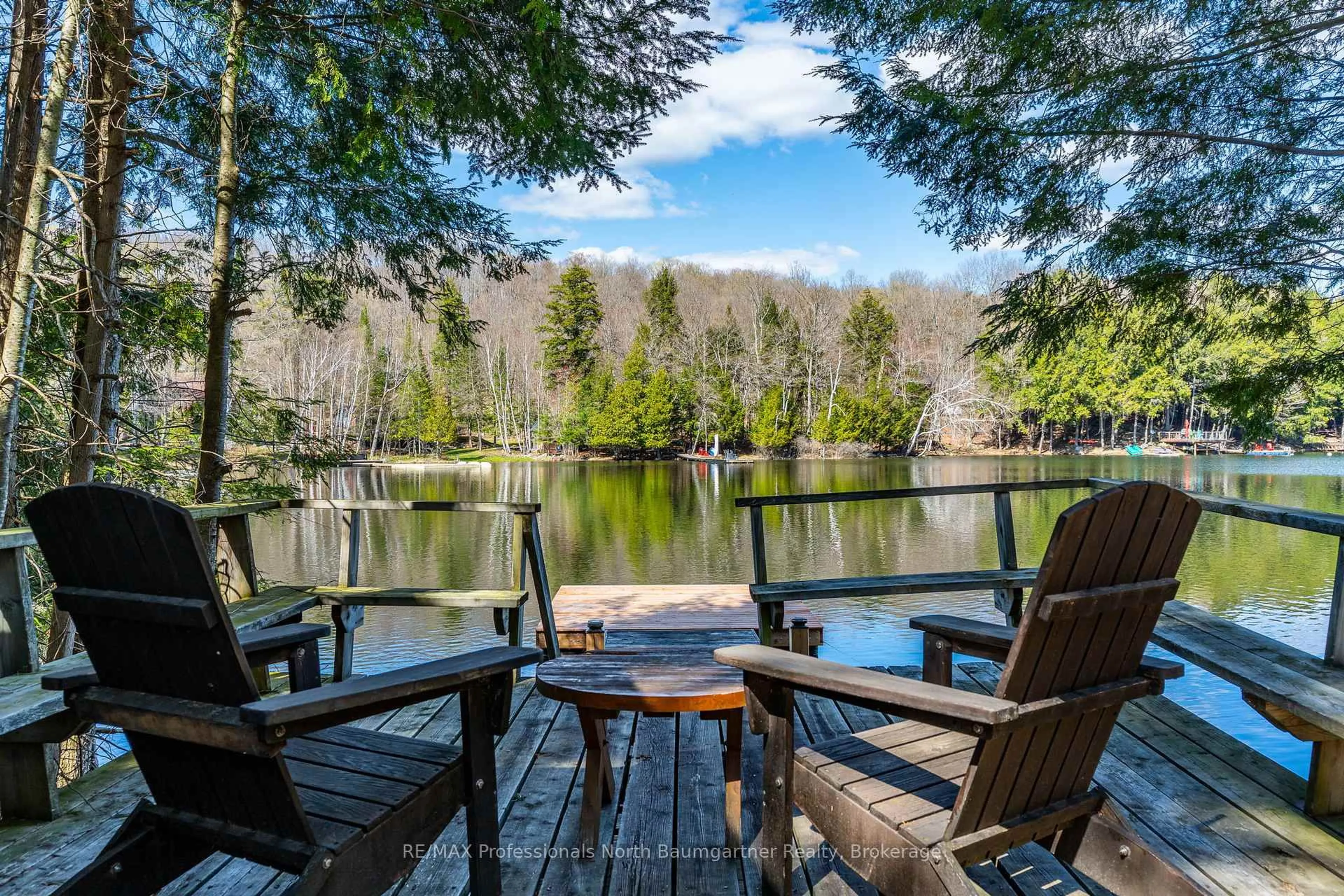 Patio, water/lake/river/ocean view for 1053 Mink Rd, Dysart et al Ontario K0M 1S0