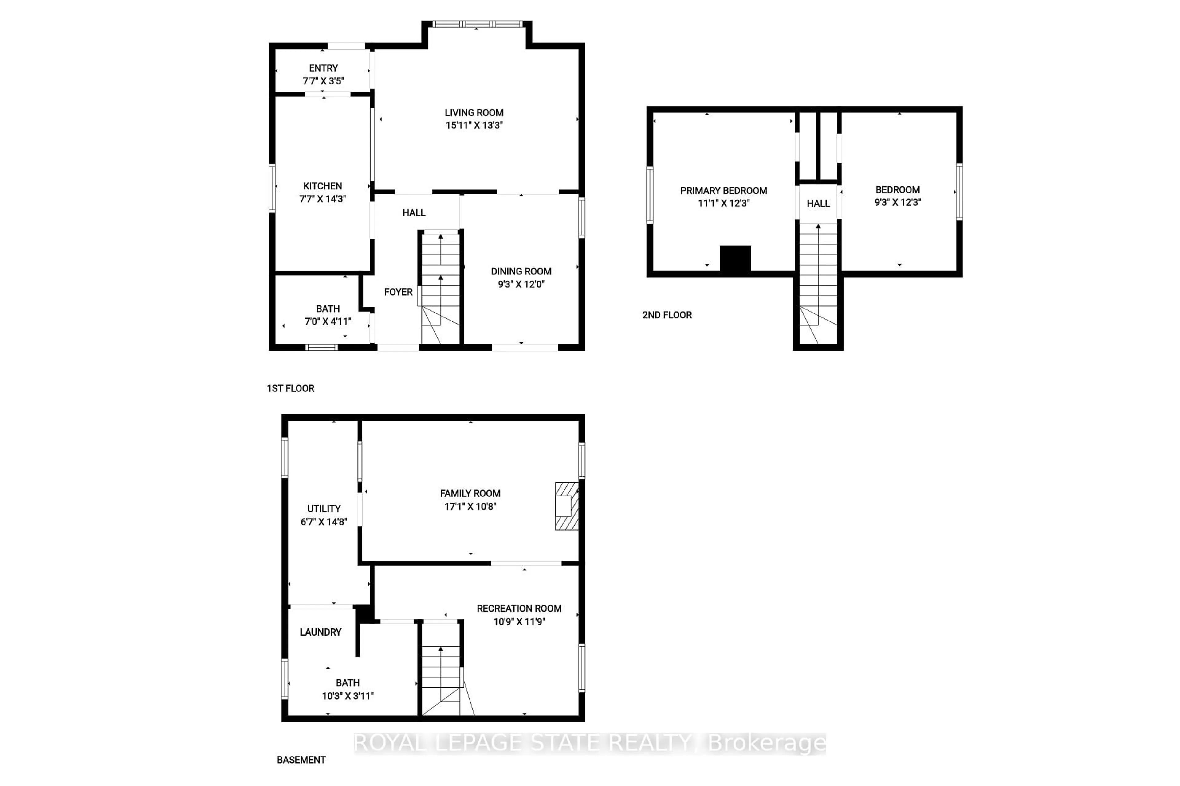 Floor plan for 135 Glassco Ave, Hamilton Ontario L8H 6A1
