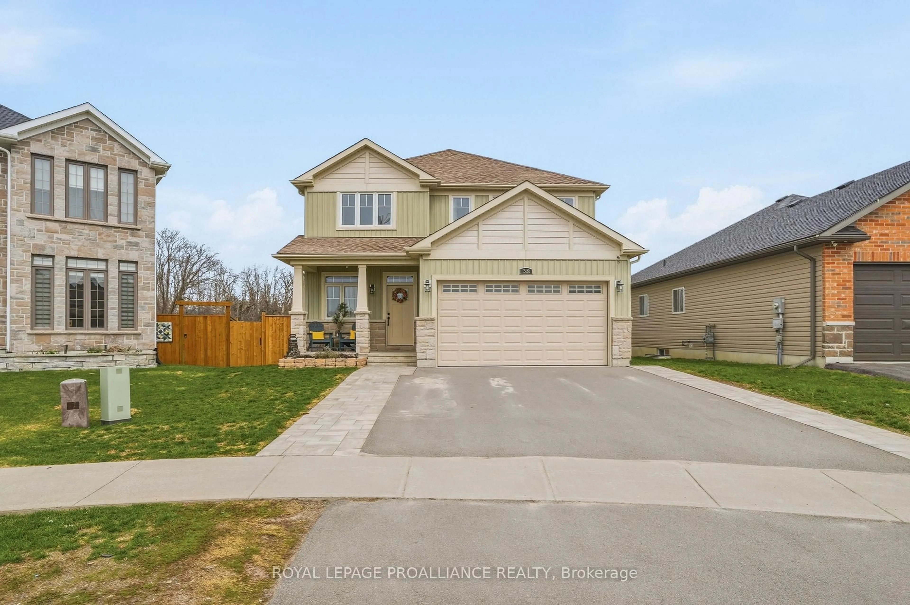 Home with vinyl exterior material, street for 38 Redwood Dr, Belleville Ontario K8N 0K4