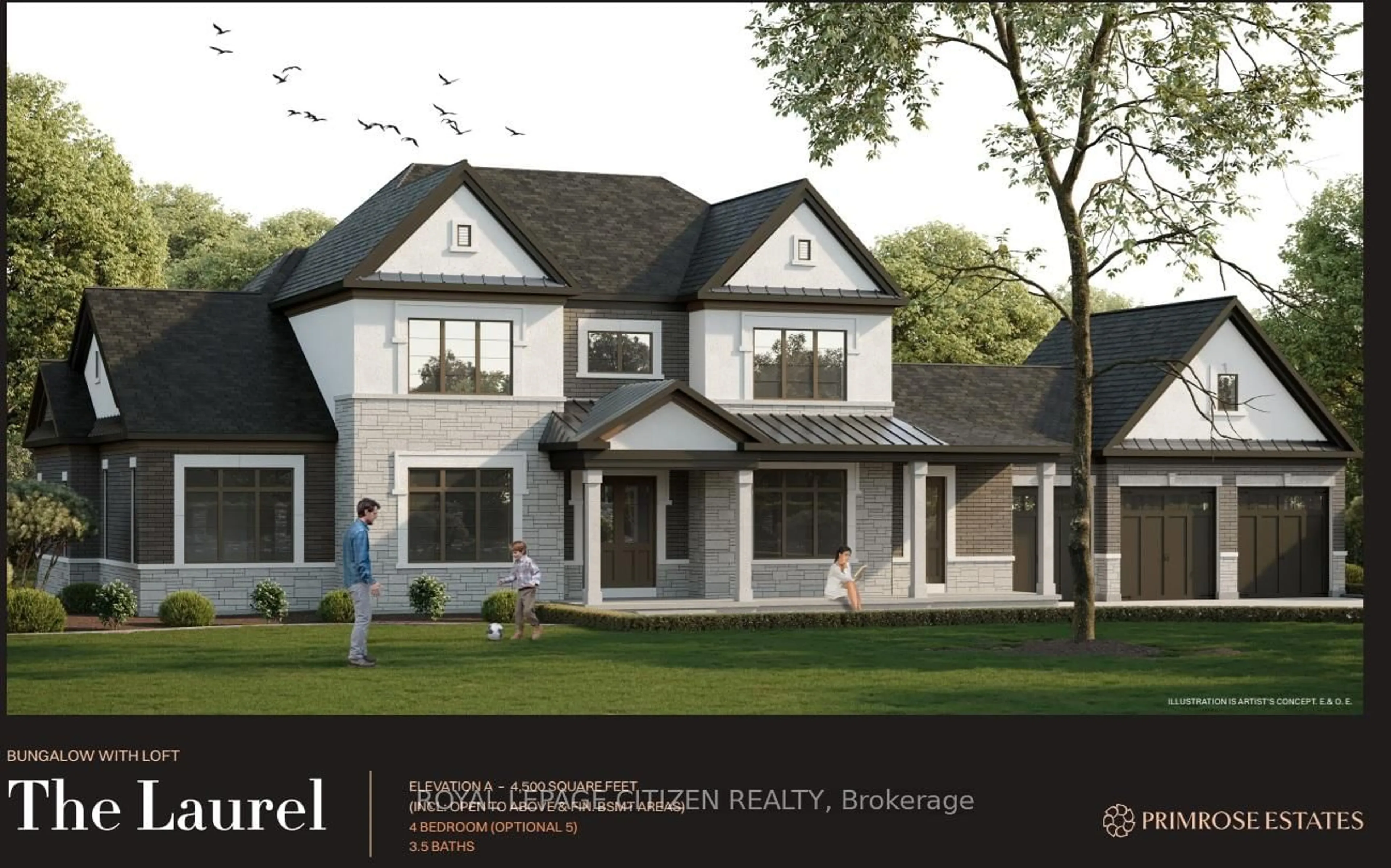 Home with brick exterior material, street for 7 Private Berry Dr, Amaranth Ontario L0N 1S5