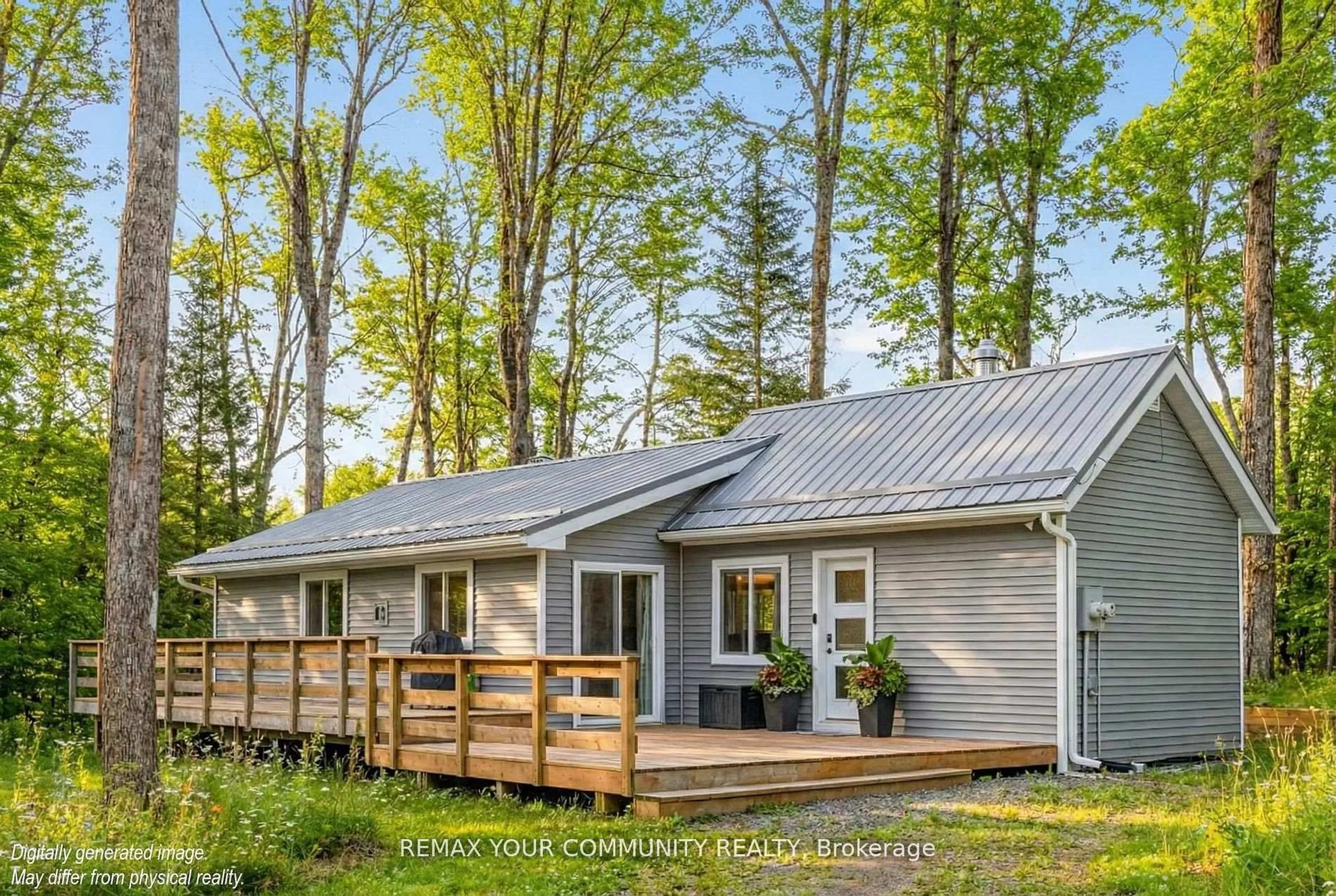 Home with vinyl exterior material, unknown for 1534 Salerno Lake Rd, Highlands East Ontario K0M 1X0