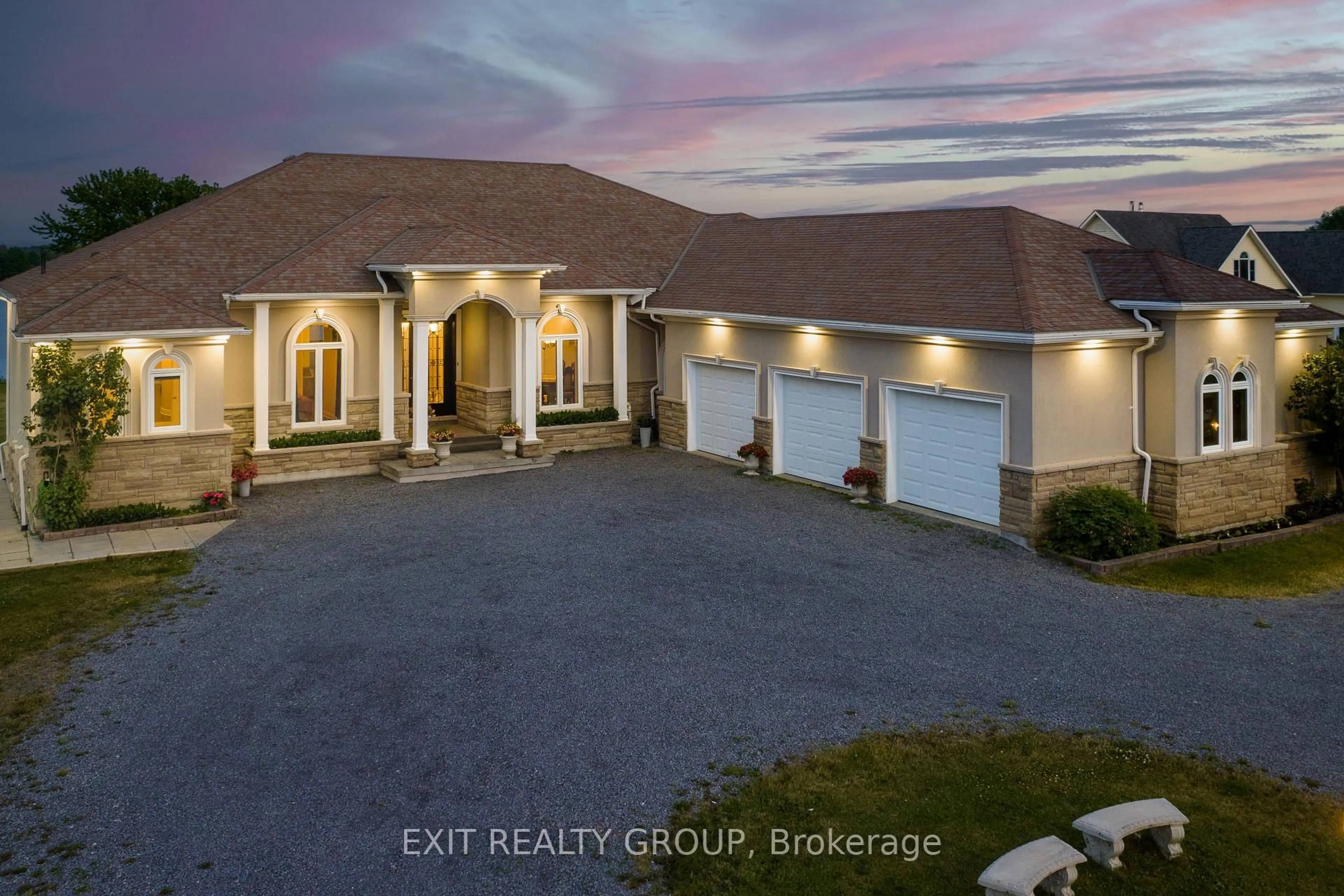 A pic from outside/outdoor area/front of a property/back of a property/a pic from drone, street for 19281 Loyalist Pkwy, Prince Edward County Ontario K0K 1T0