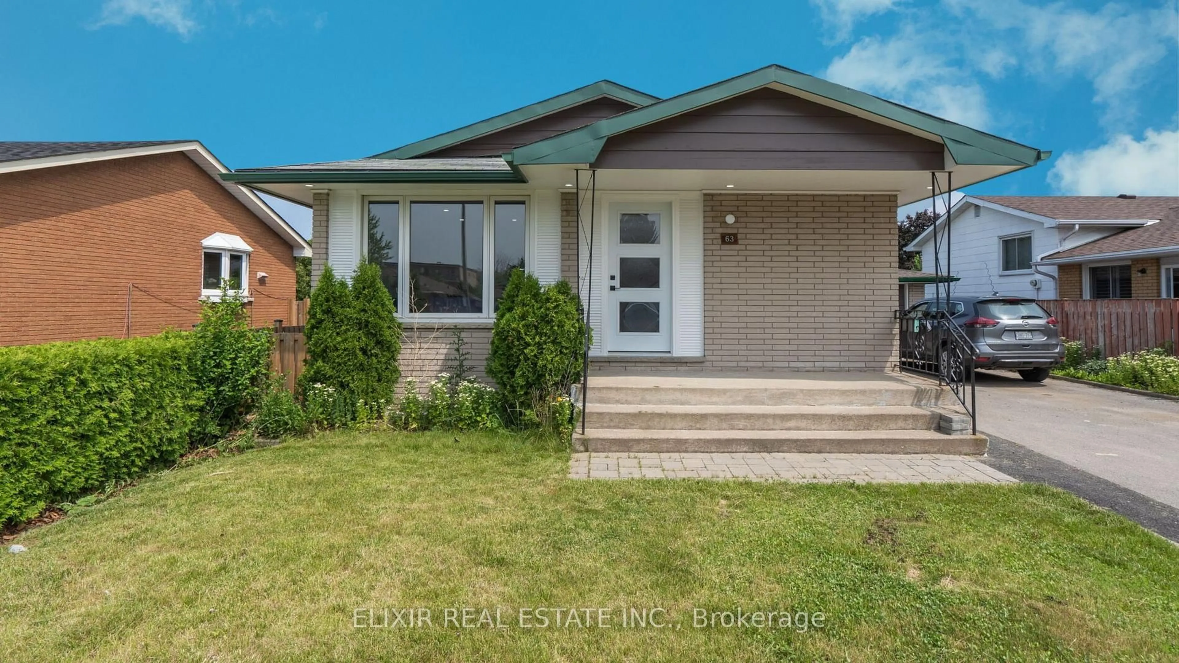 Home with vinyl exterior material, street for 63 Champlain Ave, Hamilton Ontario L8G 2H5