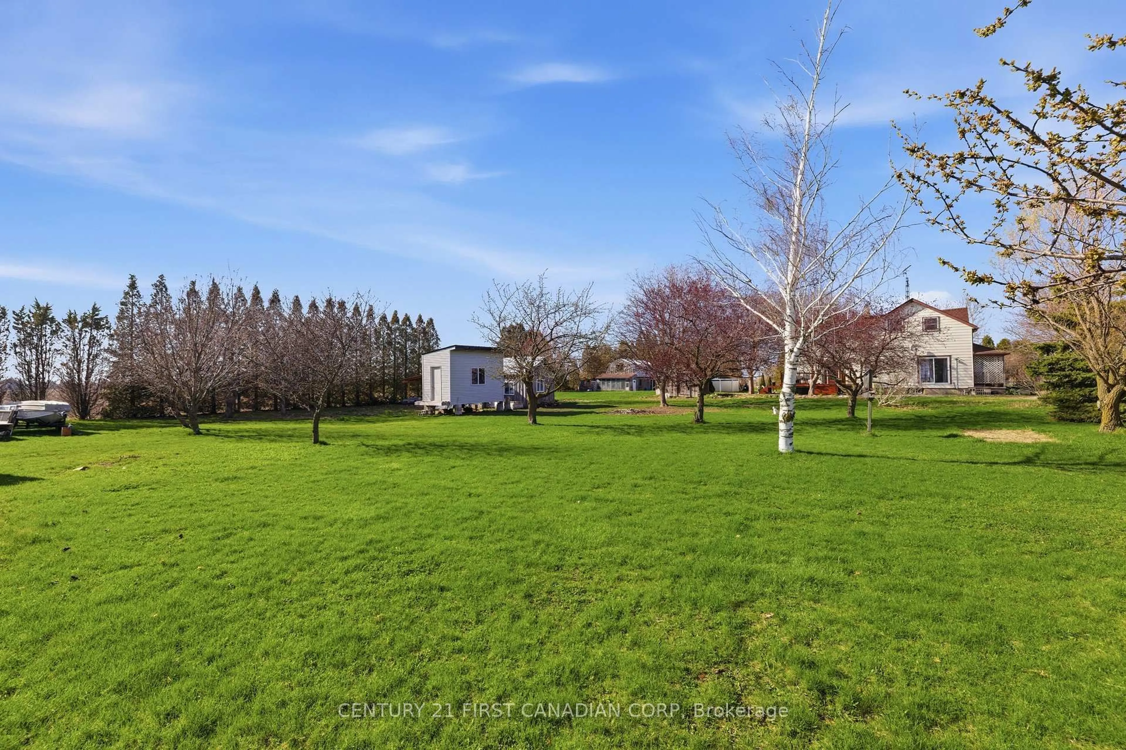 A pic from outside/outdoor area/front of a property/back of a property/a pic from drone, forest/trees view for 73309 Bluewater Highway, Bluewater Ontario N0M 2T0