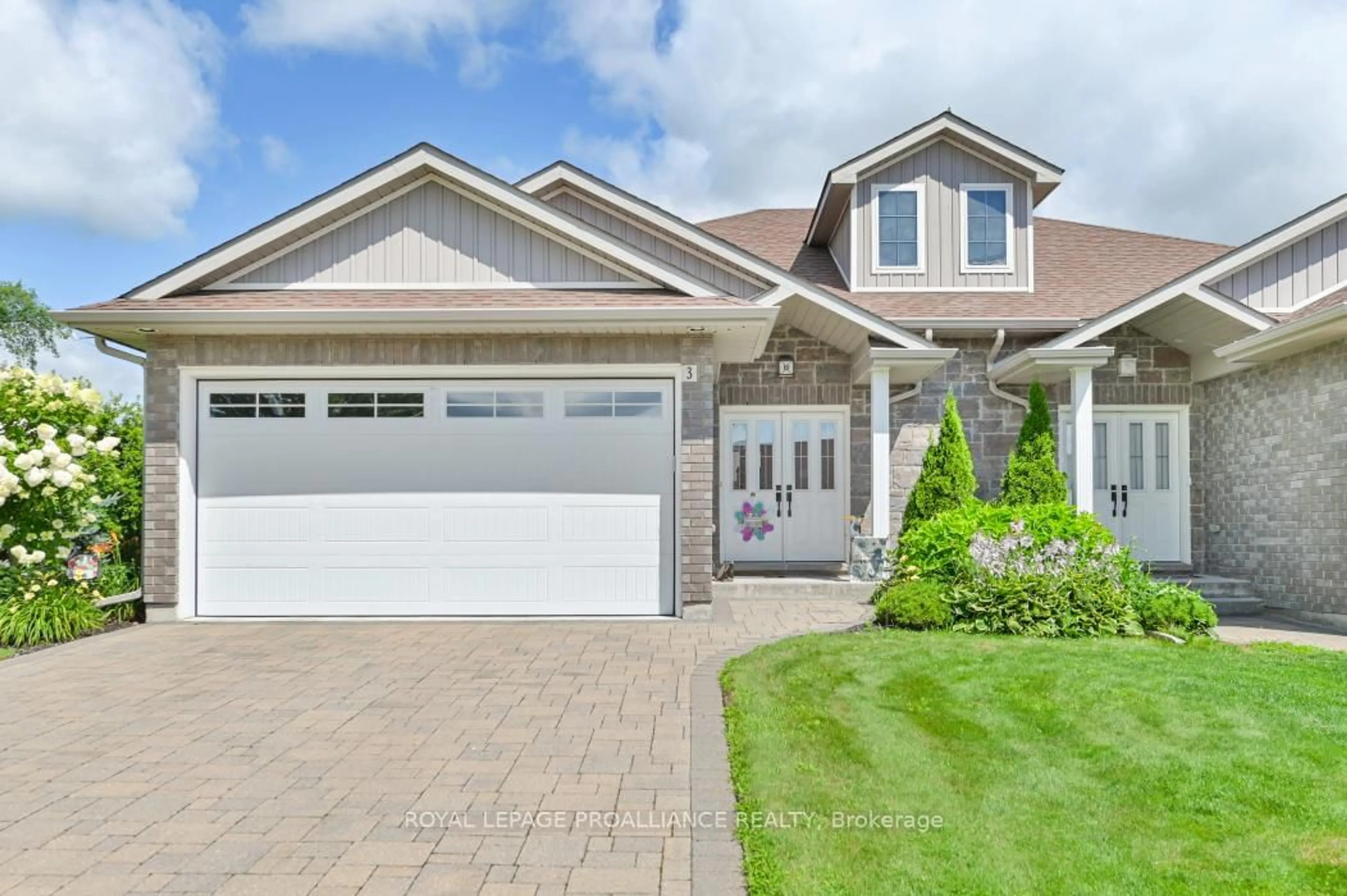 Home with vinyl exterior material, street for 3 Cortland Cres, Quinte West Ontario K8V 0E9