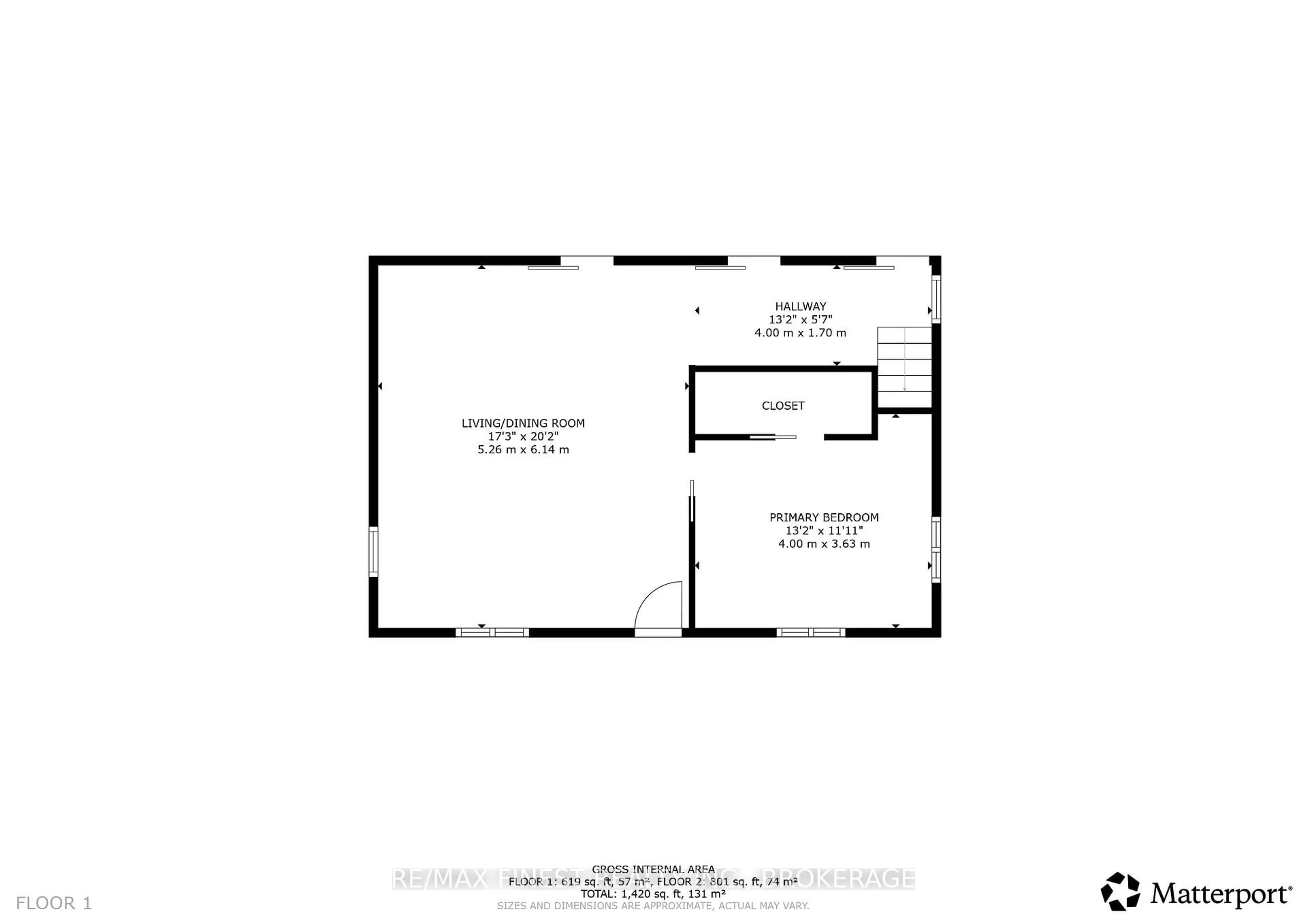 Floor plan for 10874 Canoe Lake Rd, Tichborne Ontario K0H 2V0