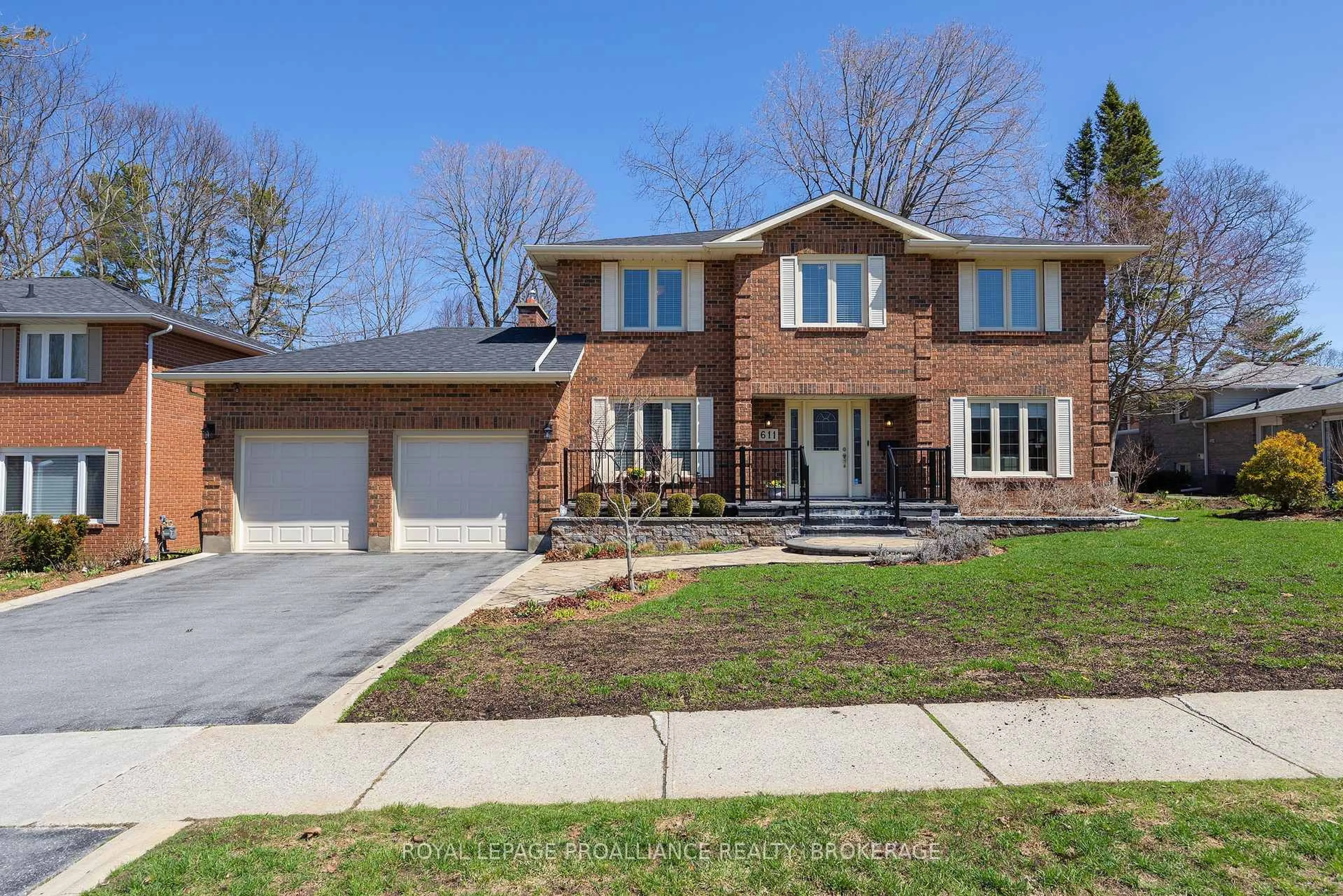Home with brick exterior material, street for 611 Rankin Cres, Kingston Ontario K7M 7K6