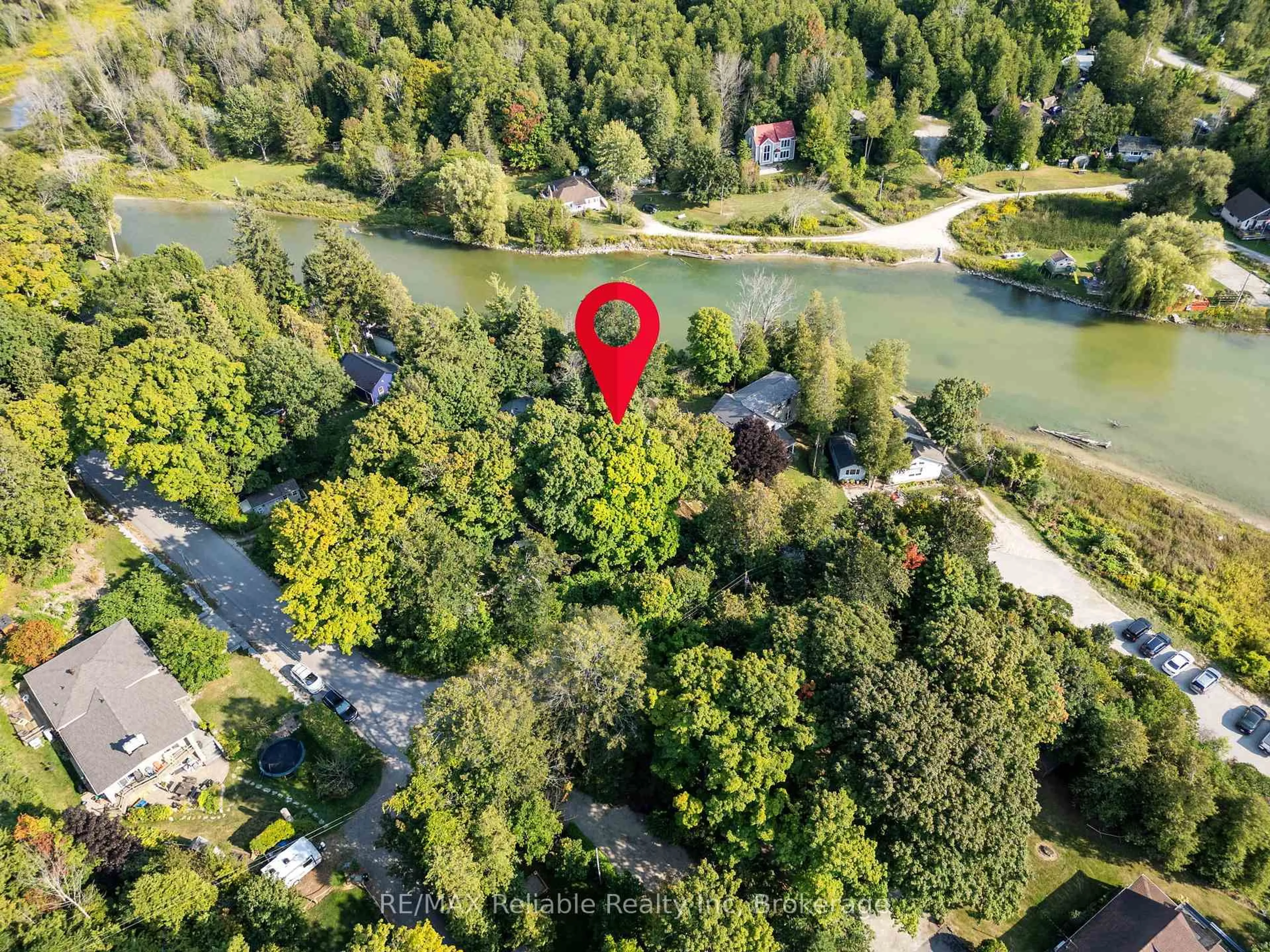 A pic from outside/outdoor area/front of a property/back of a property/a pic from drone, water/lake/river/ocean view for 24 Huron St, Ashfield-Colborne-Wawanosh Ontario N7A 3X9