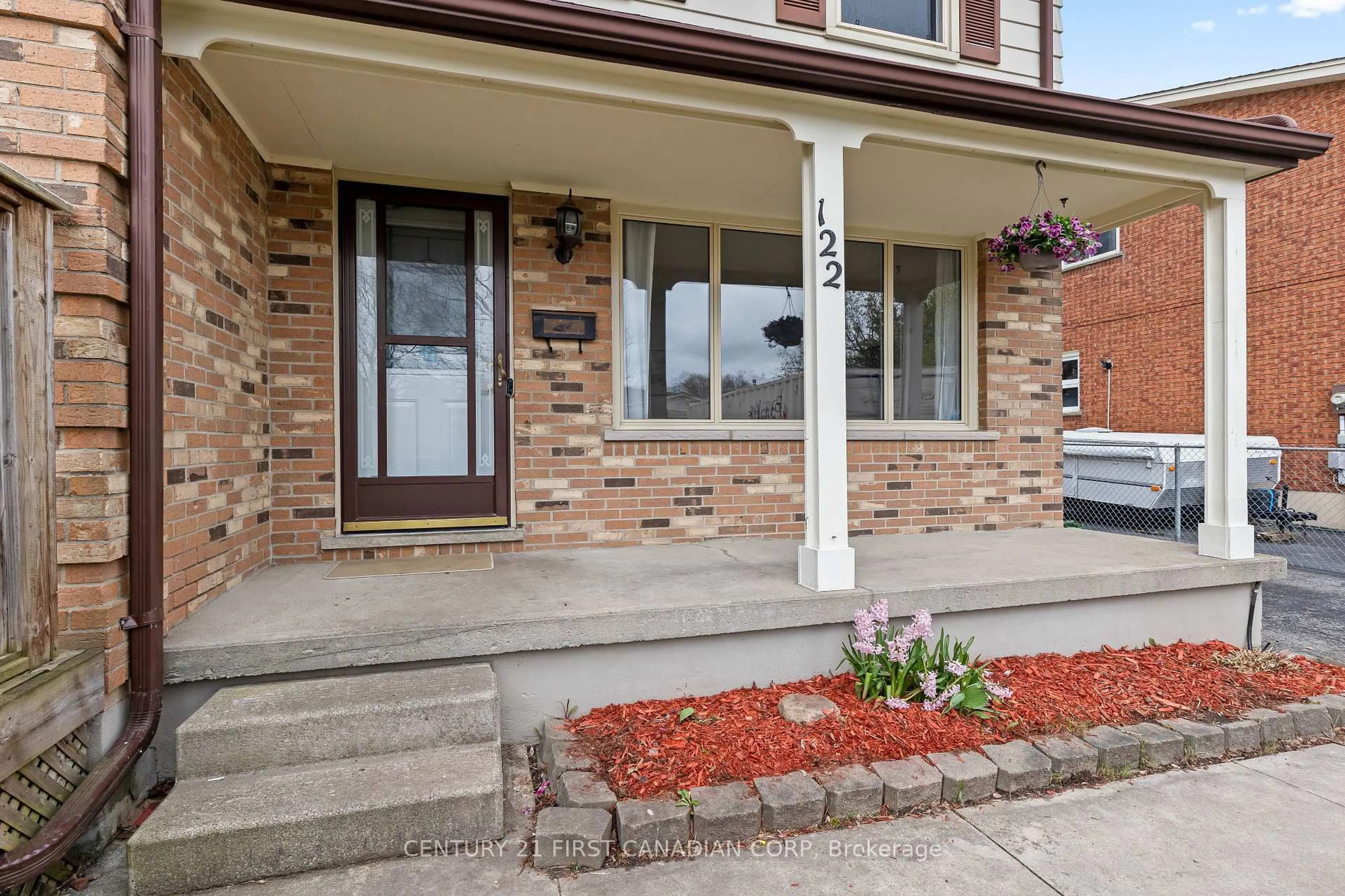 Home with brick exterior material, street for 122 Garland Lane, London East Ontario N5V 3K8