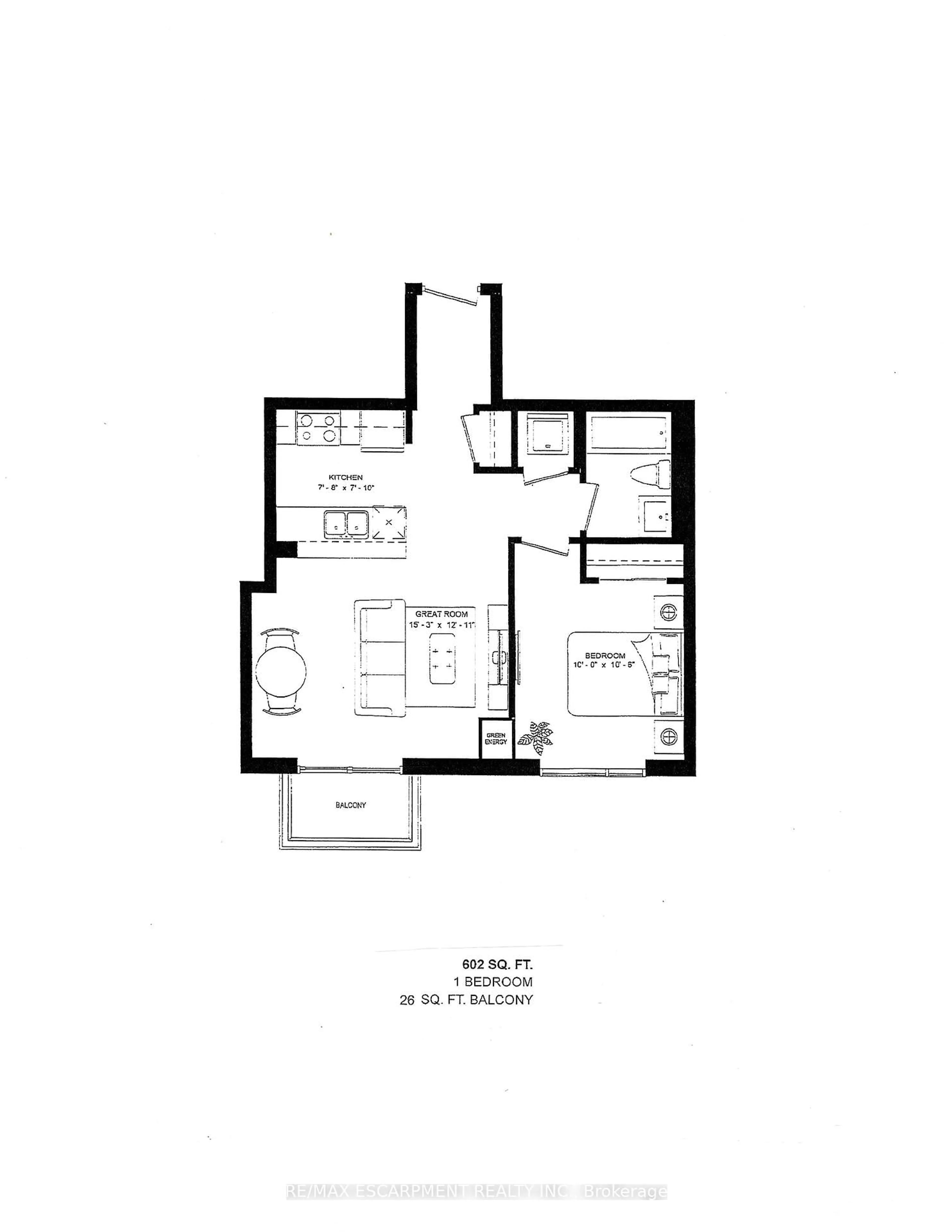 Floor plan for 10 Mallard Tr #438, Hamilton Ontario L8B 2A7