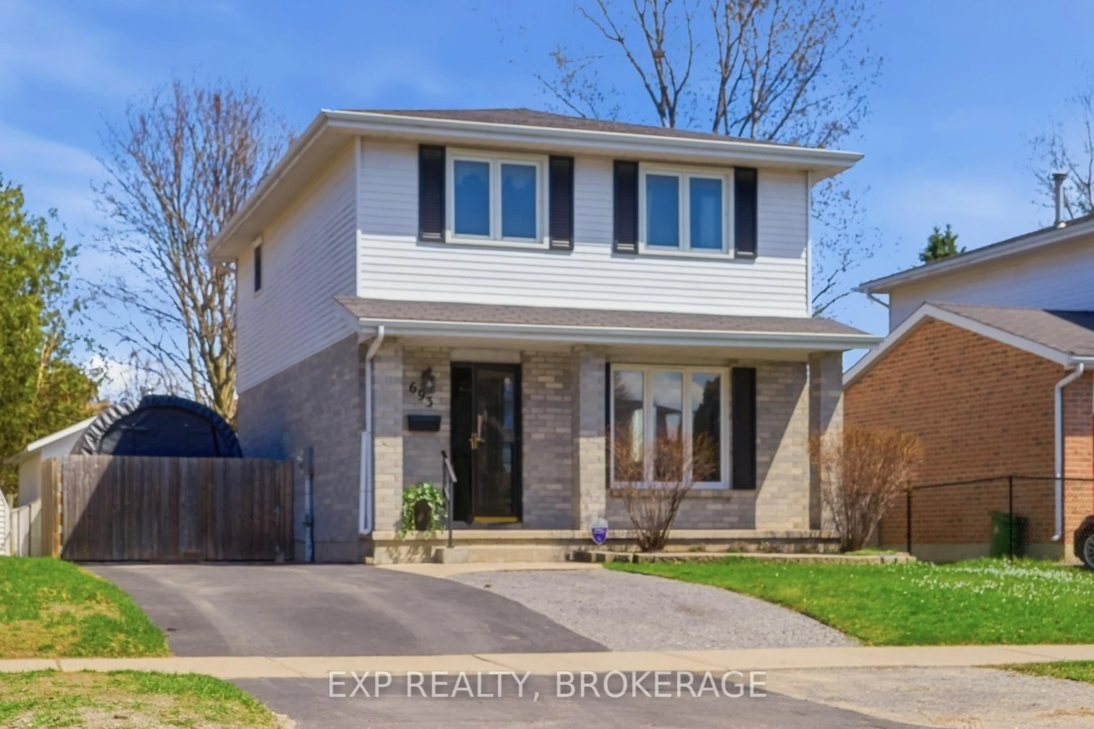 Home with brick exterior material, street for 693 Cedarwood Dr, Kingston Ontario K7P 2H8