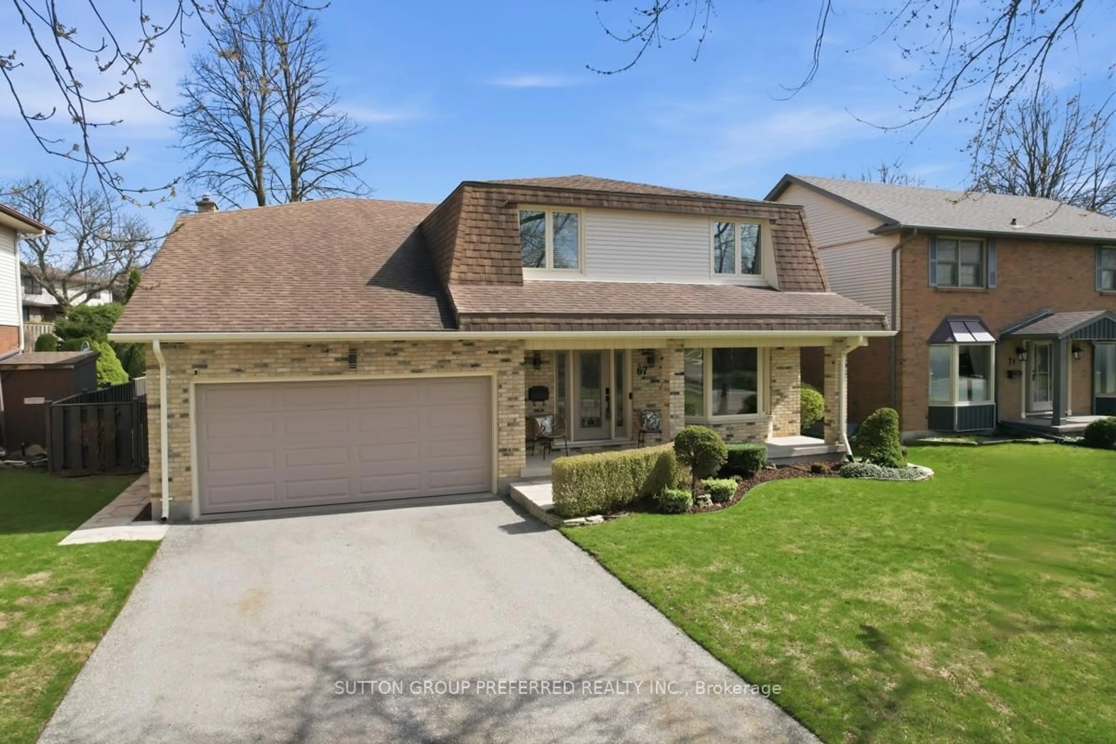 Home with brick exterior material, street for 67 Knights Bridge Rd, London South Ontario N6K 3P2