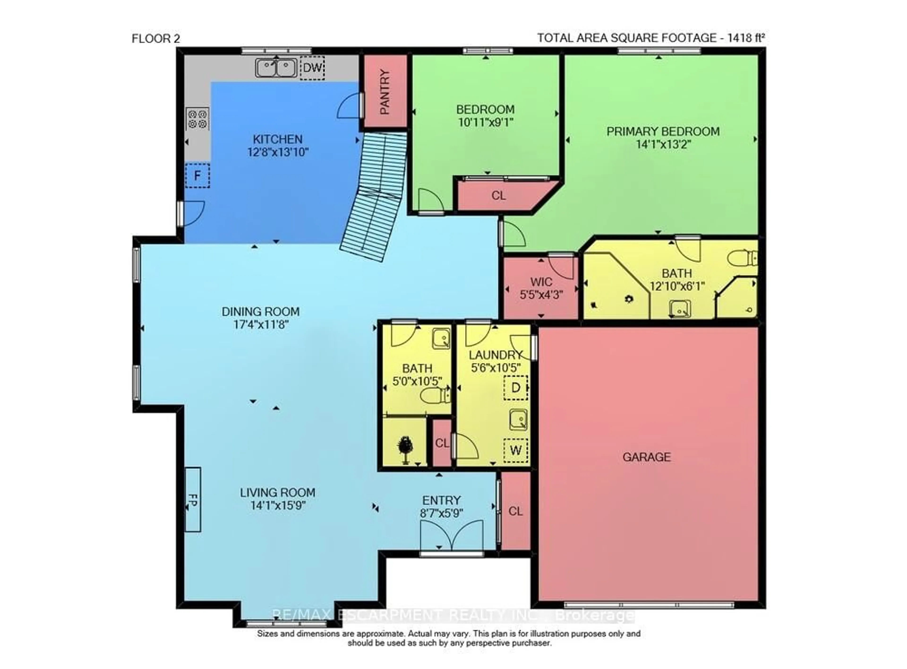 Floor plan for 42 Concord St #16, Pelham Ontario L0S 1E5