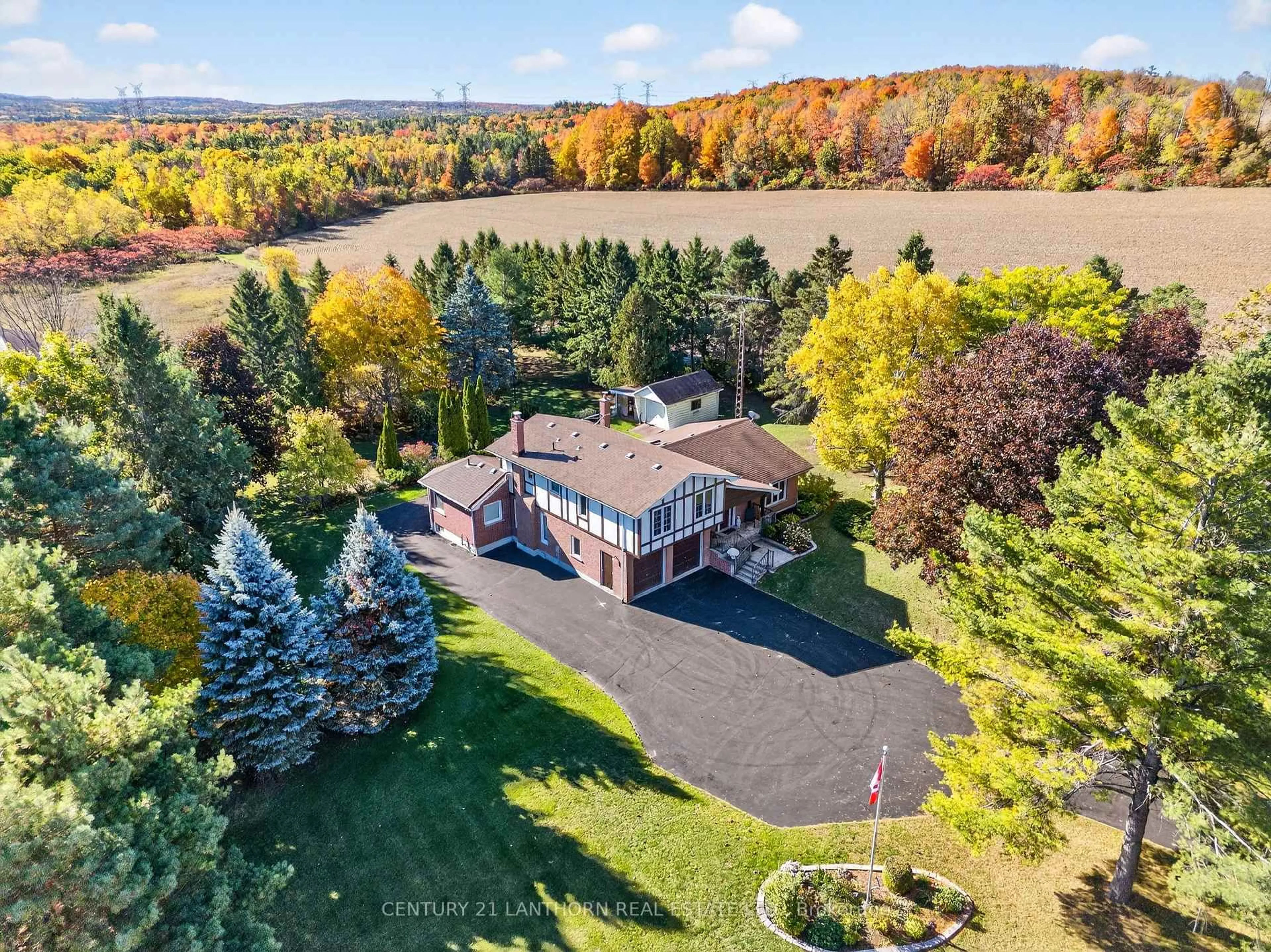 A pic from outside/outdoor area/front of a property/back of a property/a pic from drone, water/lake/river/ocean view for 845 County 27 Rd, Brighton Ontario K0K 1R0