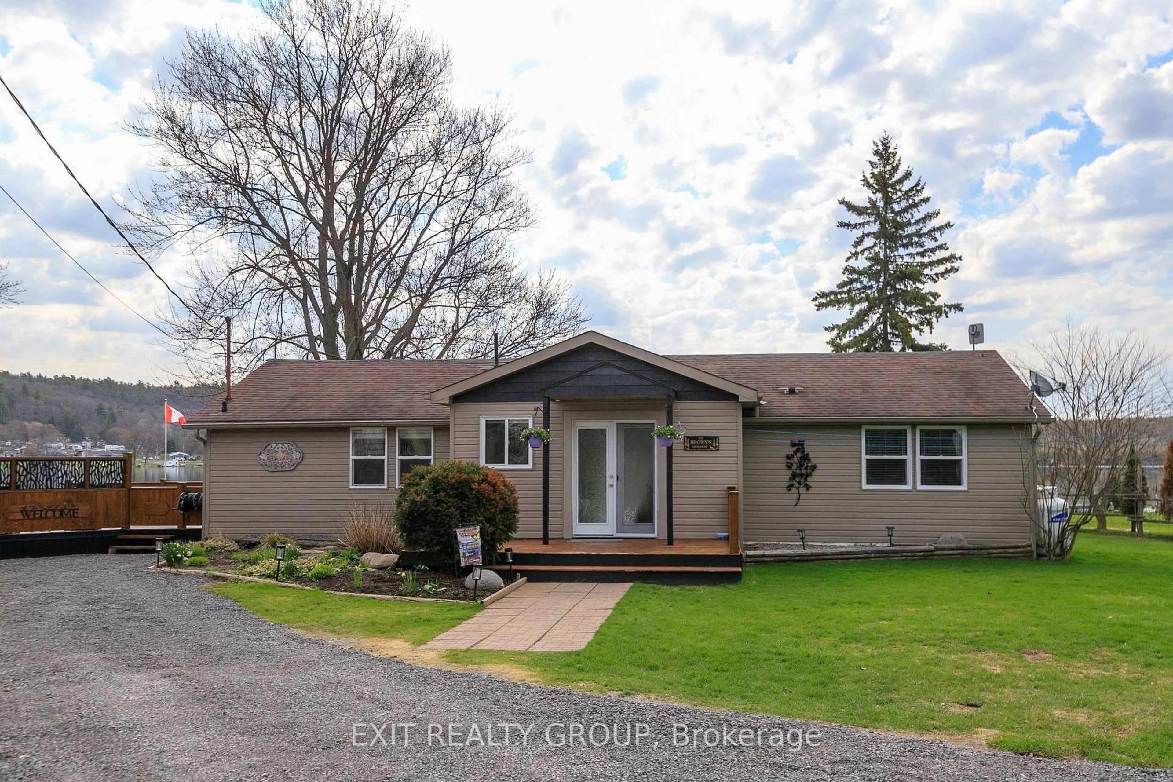Home with vinyl exterior material, street for 21 Prior Lane, Hastings Ontario K0K 2C0