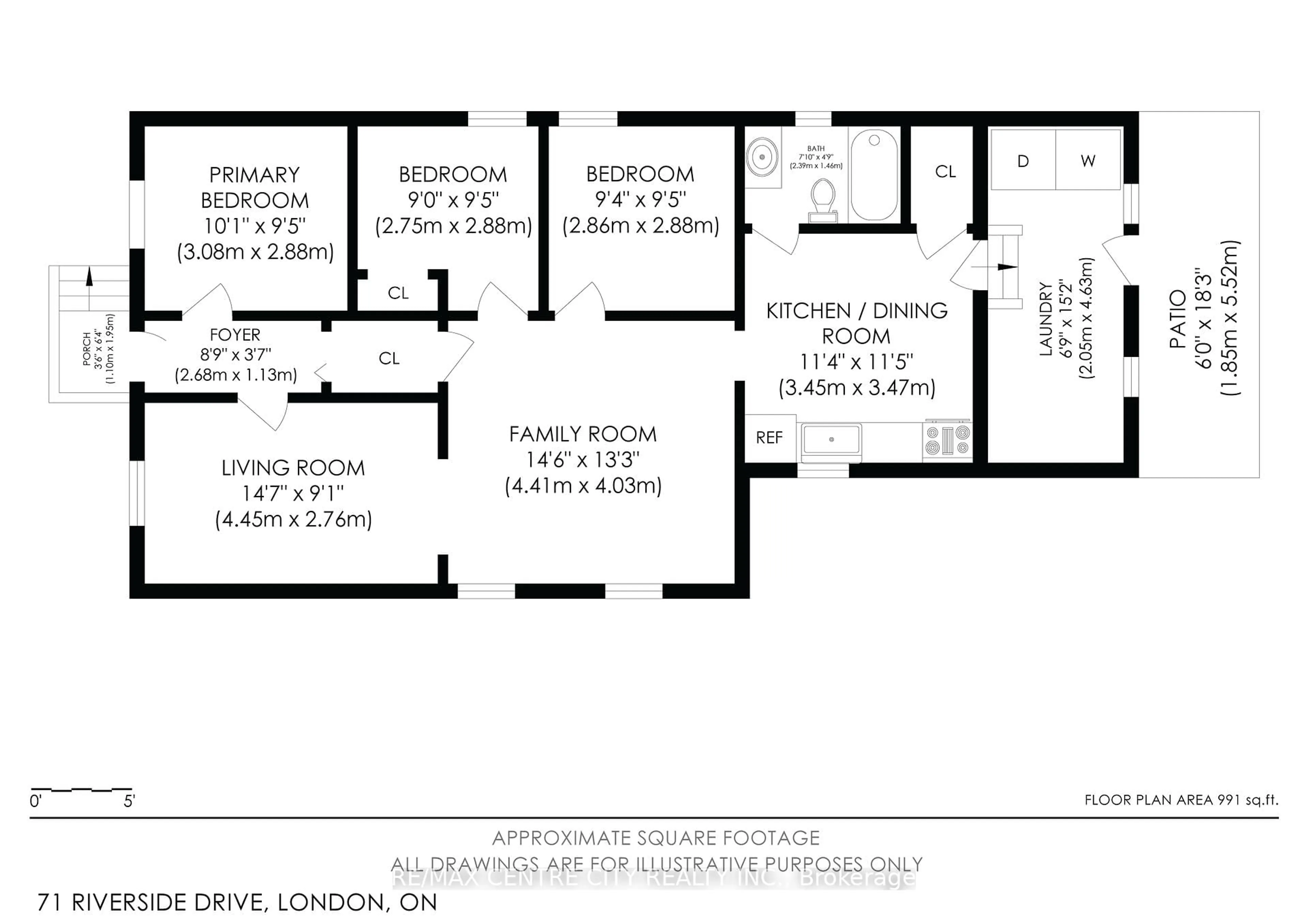 Floor plan for 71 Riverside Dr, London North Ontario N6H 1B3
