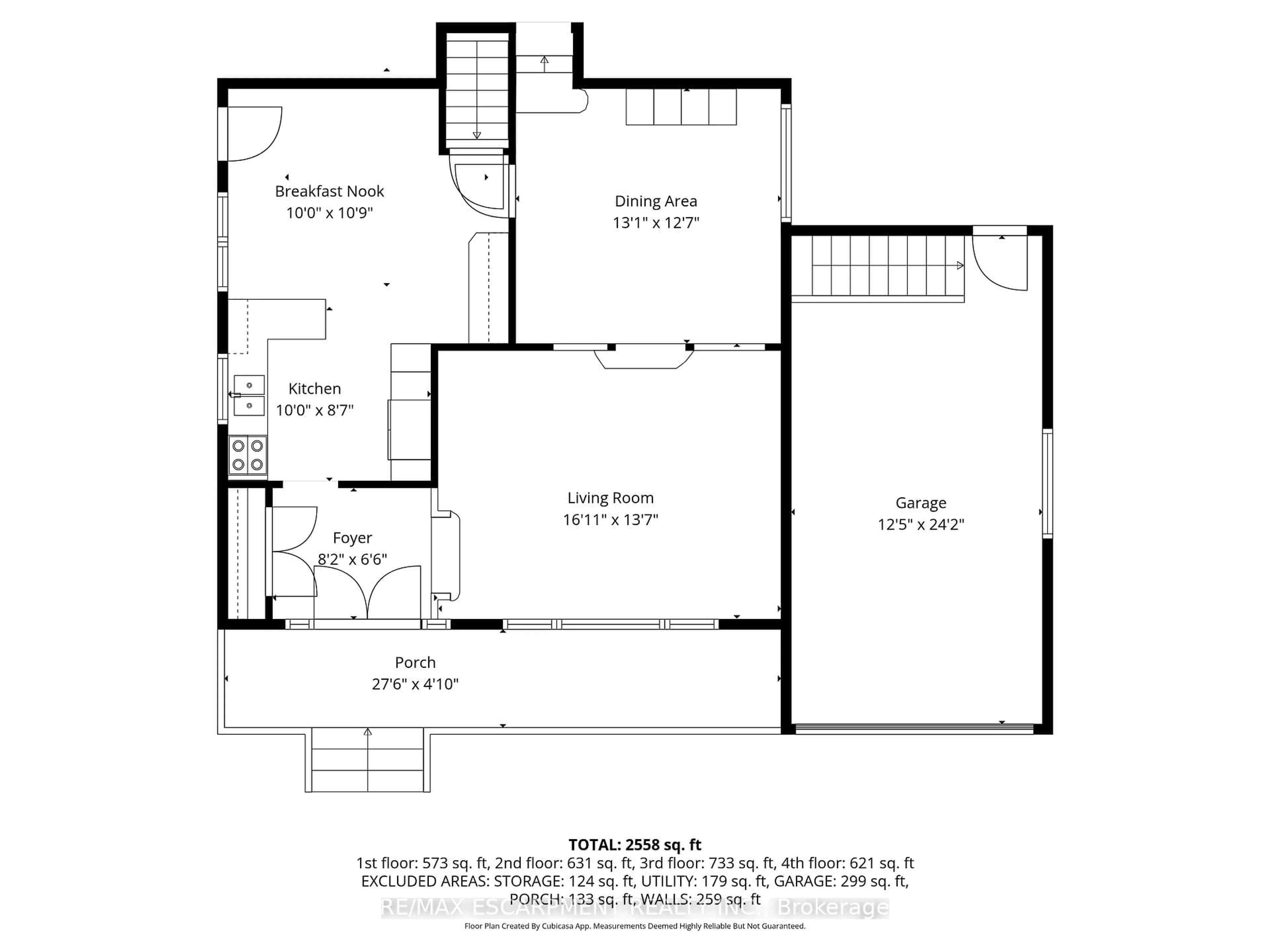 Floor plan for 68 Nugent Dr, Hamilton Ontario L8H 2M8