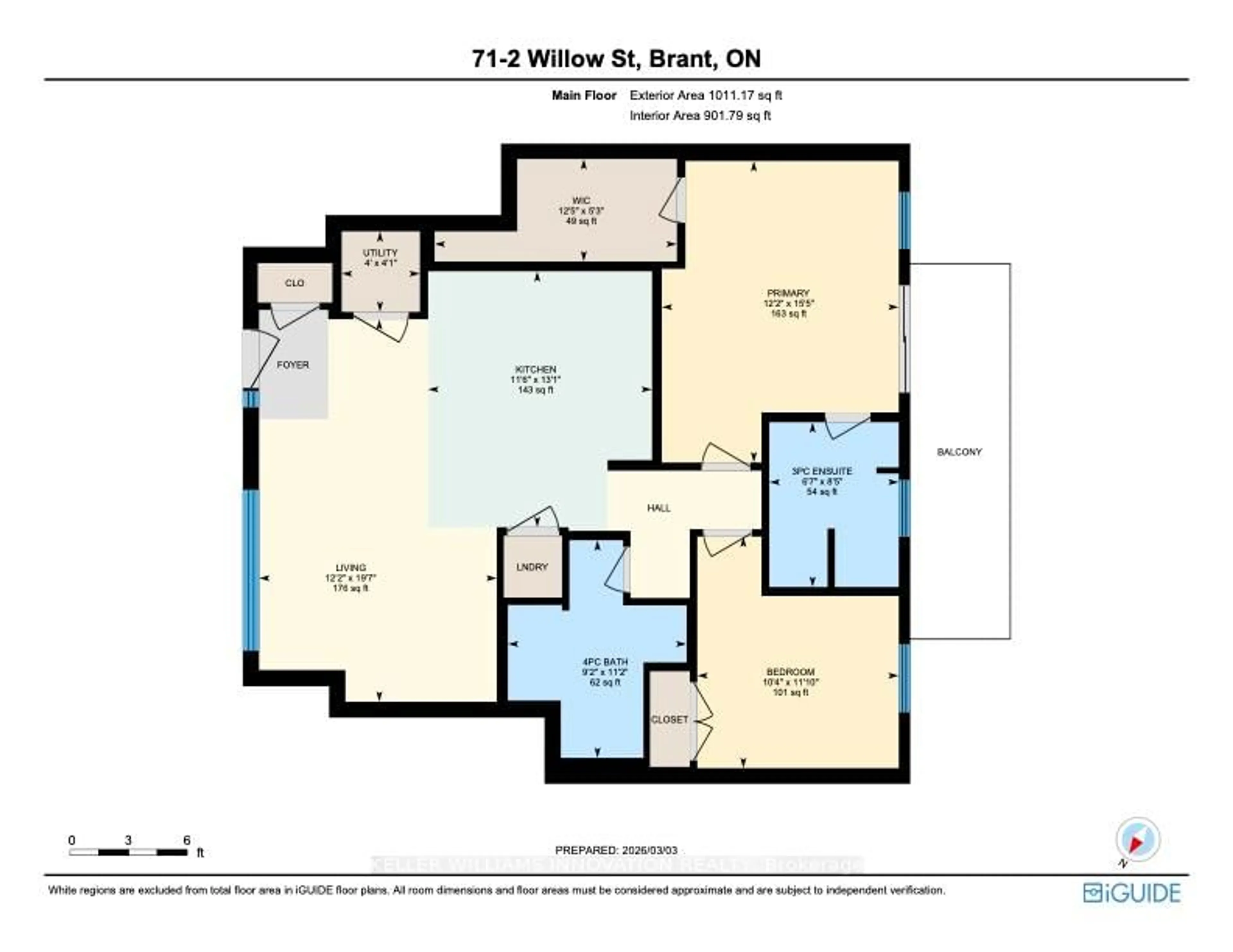 Floor plan for 2 Willow St #71, Brant Ontario N3L 0K7