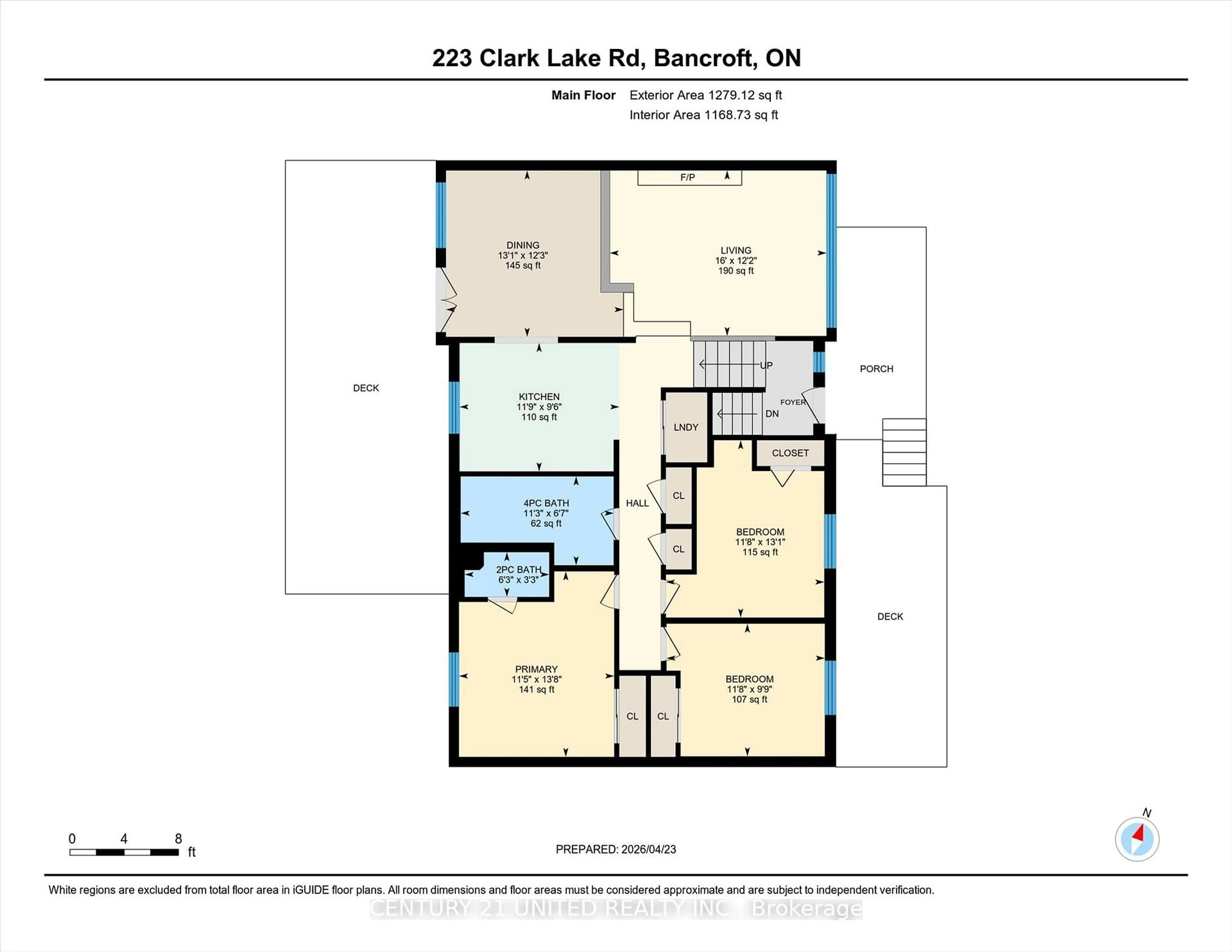 Floor plan for 223 Clark Lake Rd, Bancroft Ontario K0L 1C0