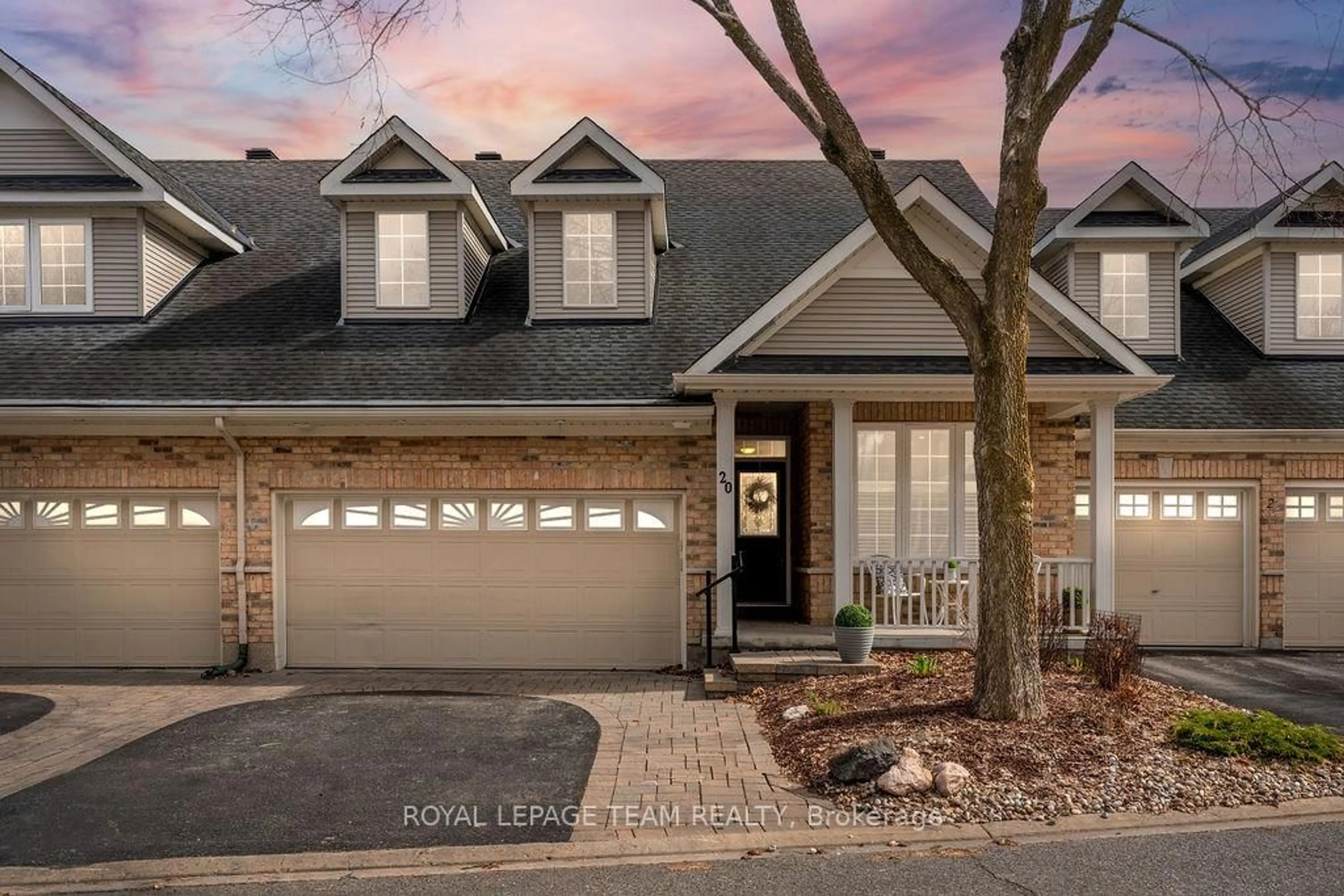 Home with brick exterior material, street for 20 Morenz Terr, Ottawa Ontario K2K 3H1