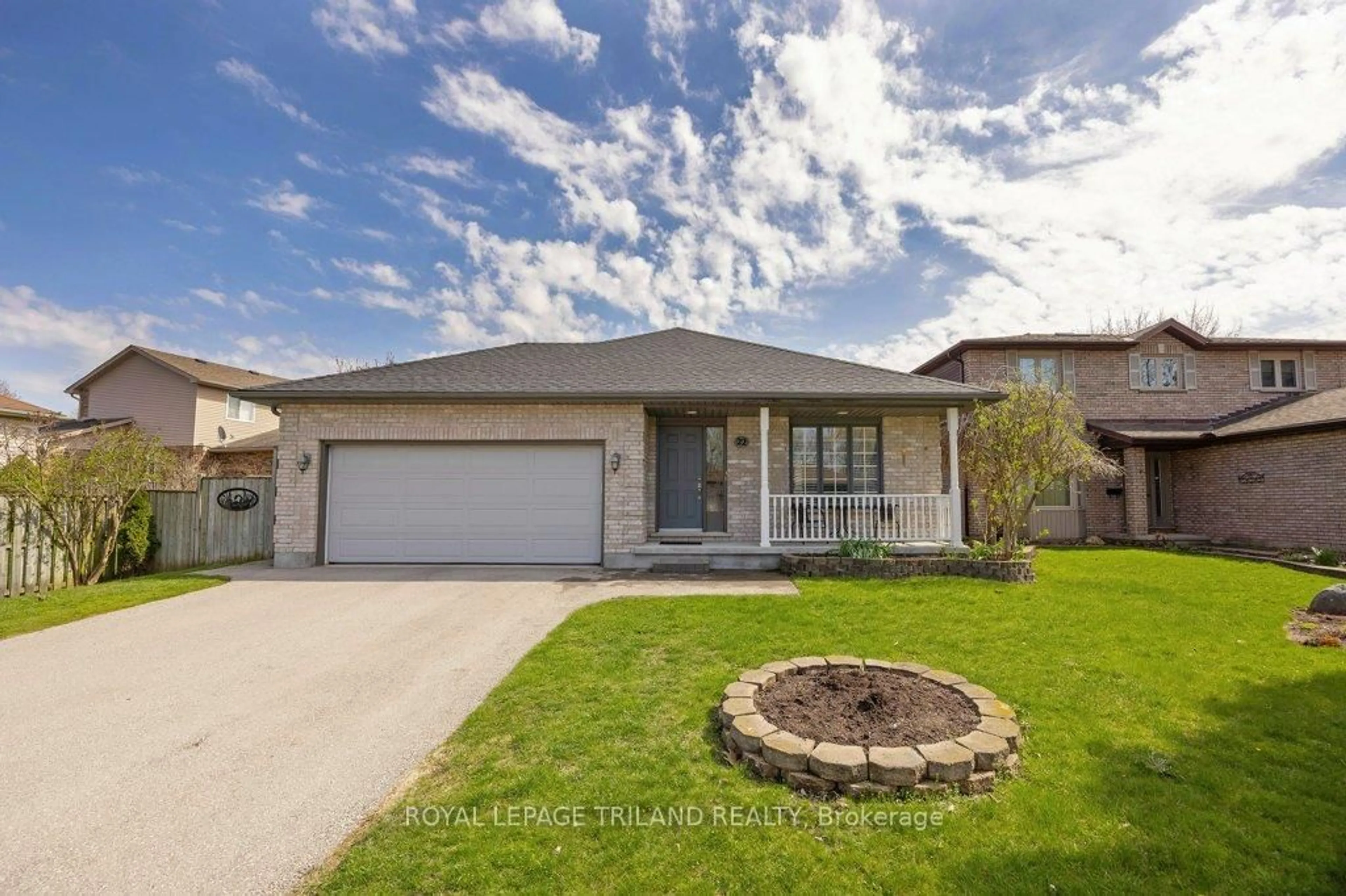 Home with brick exterior material, street for 22 STONEYCREEK Cres, London North Ontario N5X 3X4