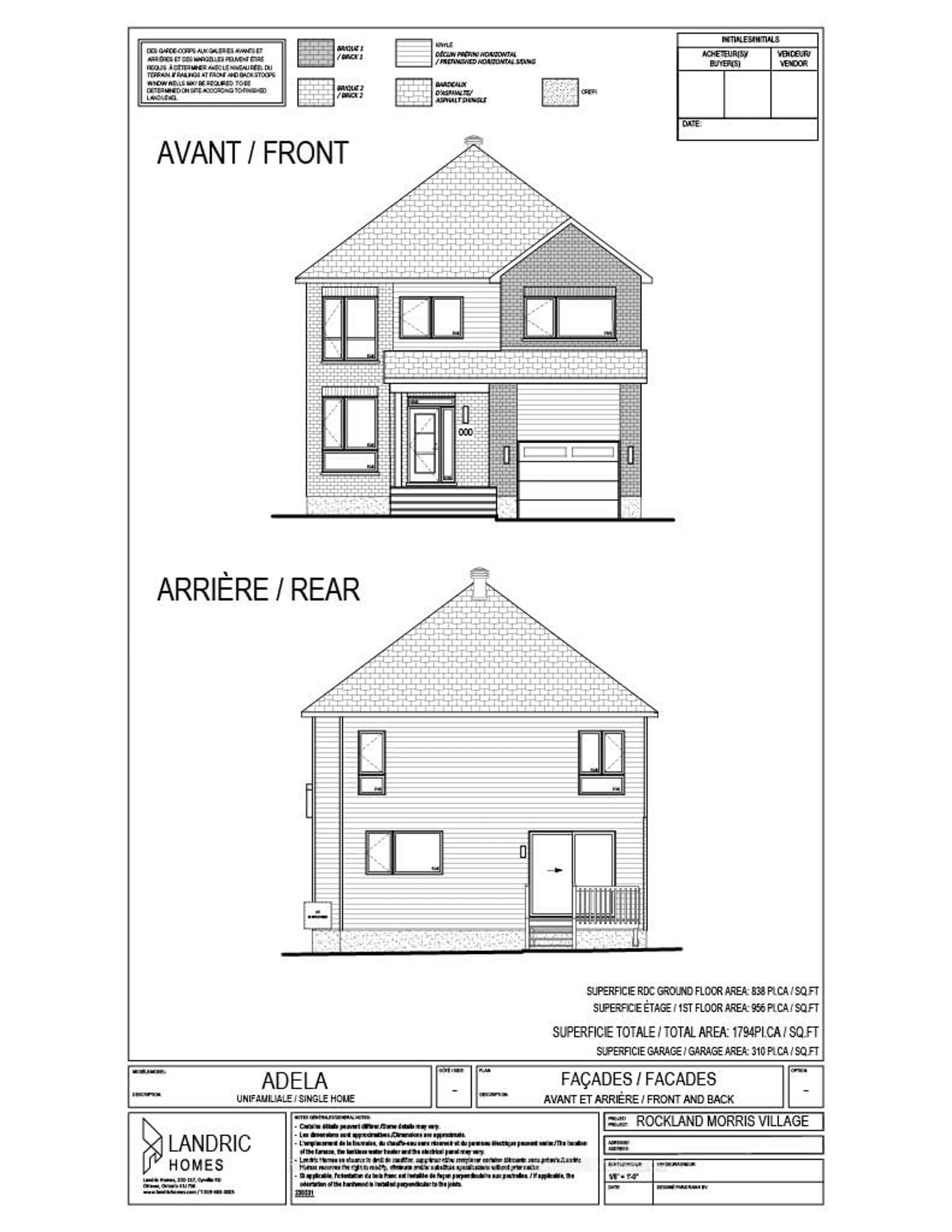Floor plan for 72 RUTILE St, Clarence-Rockland Ontario K4K 0M6