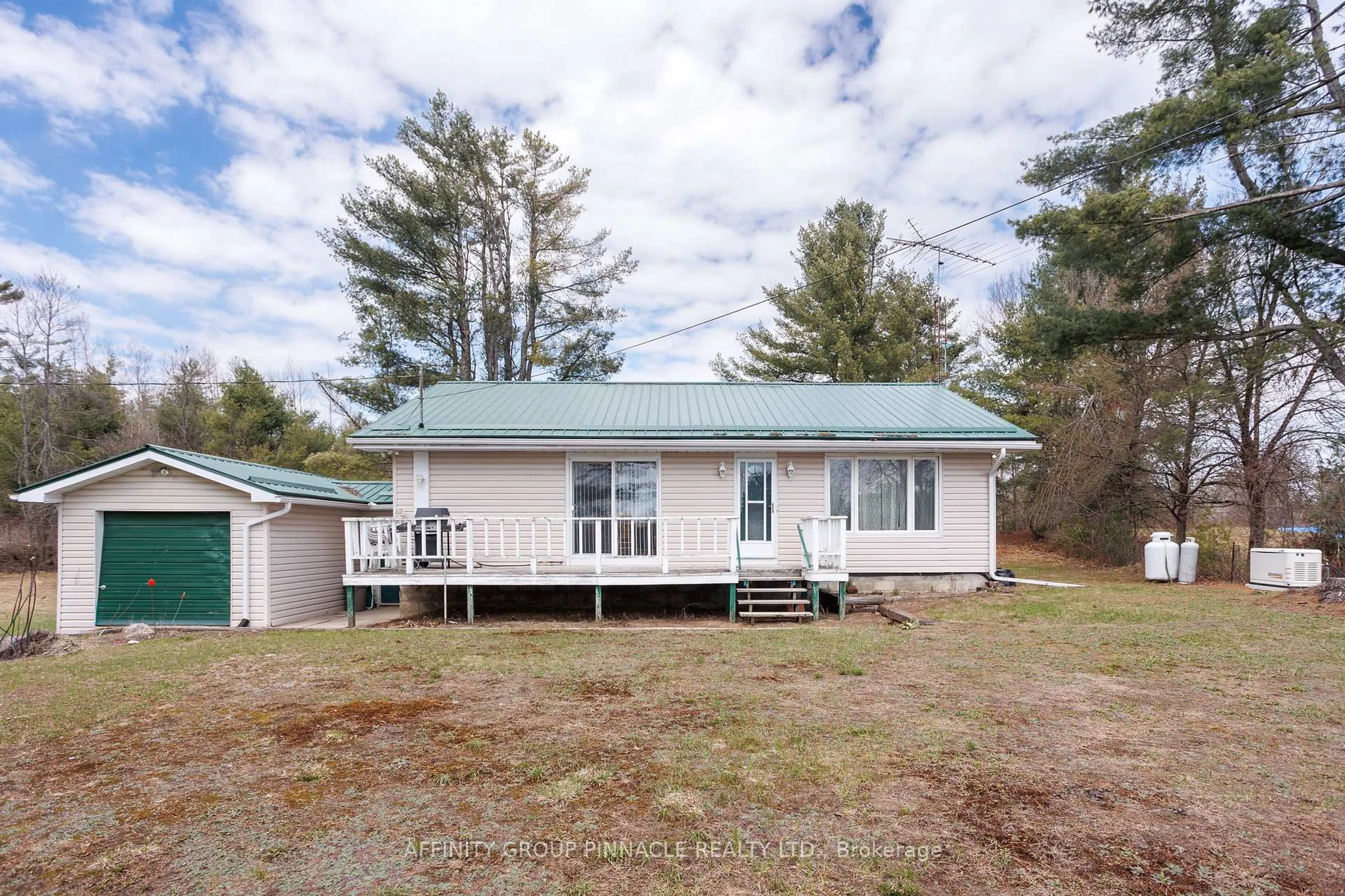 A pic from outside/outdoor area/front of a property/back of a property/a pic from drone, water/lake/river/ocean view for 14 Hilton's Point Rd, Kawartha Lakes Ontario K0M 0B2