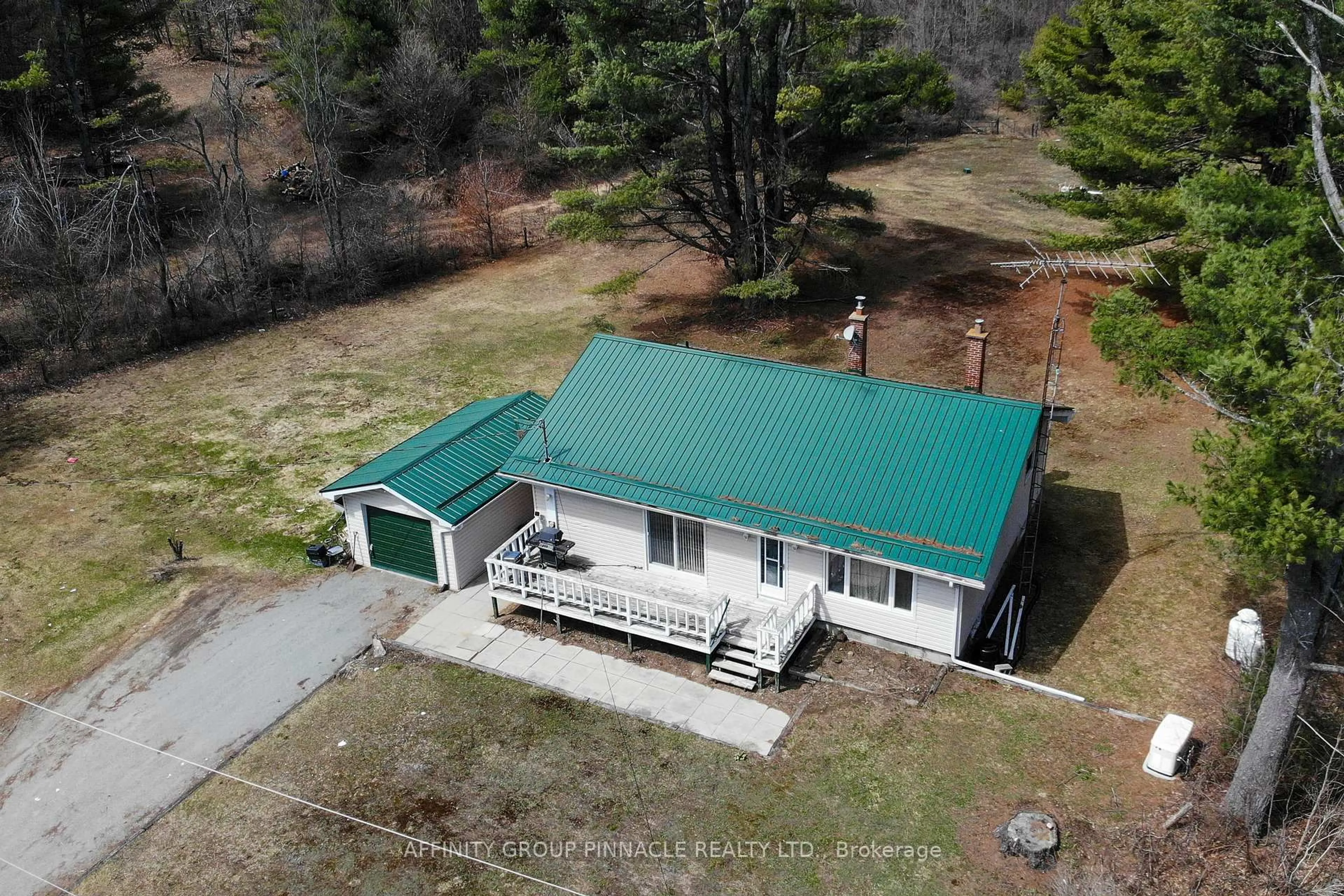 A pic from outside/outdoor area/front of a property/back of a property/a pic from drone, building for 14 Hilton's Point Rd, Kawartha Lakes Ontario K0M 0B2