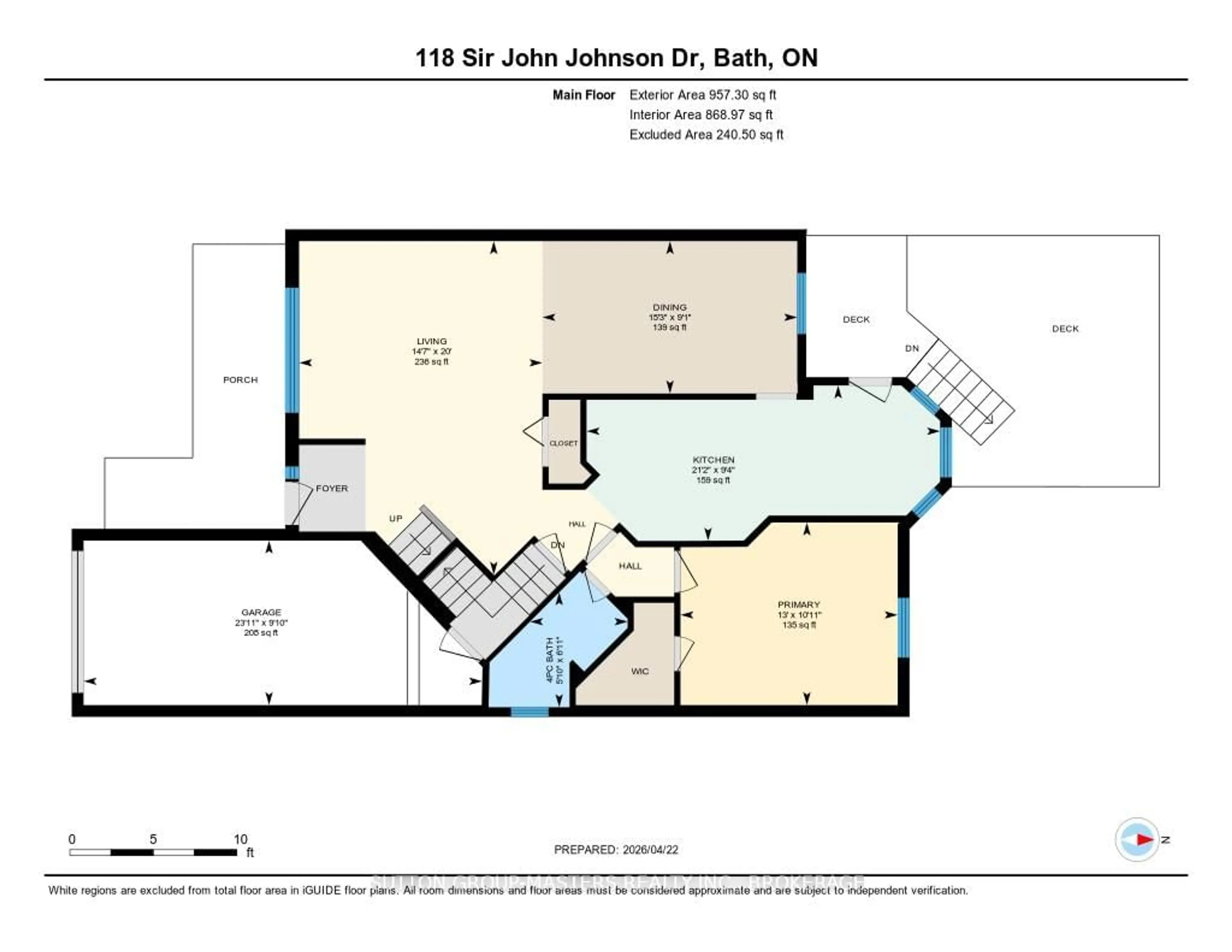 Floor plan for 118 Sir John Johnson Dr, Bath Ontario K0H 1G0