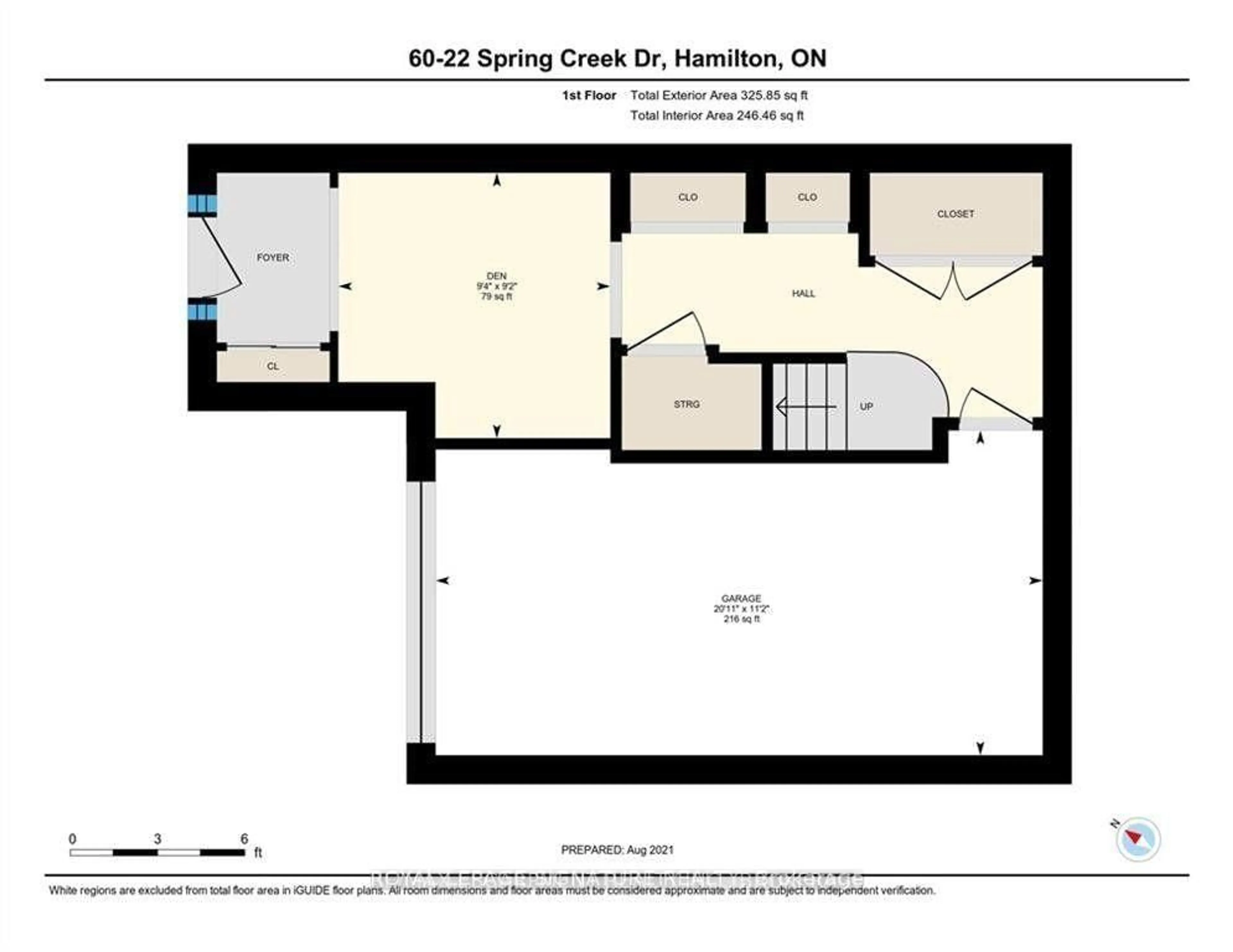 Floor plan for 22 Spring Creek Dr #60, Hamilton Ontario L0R 2H8