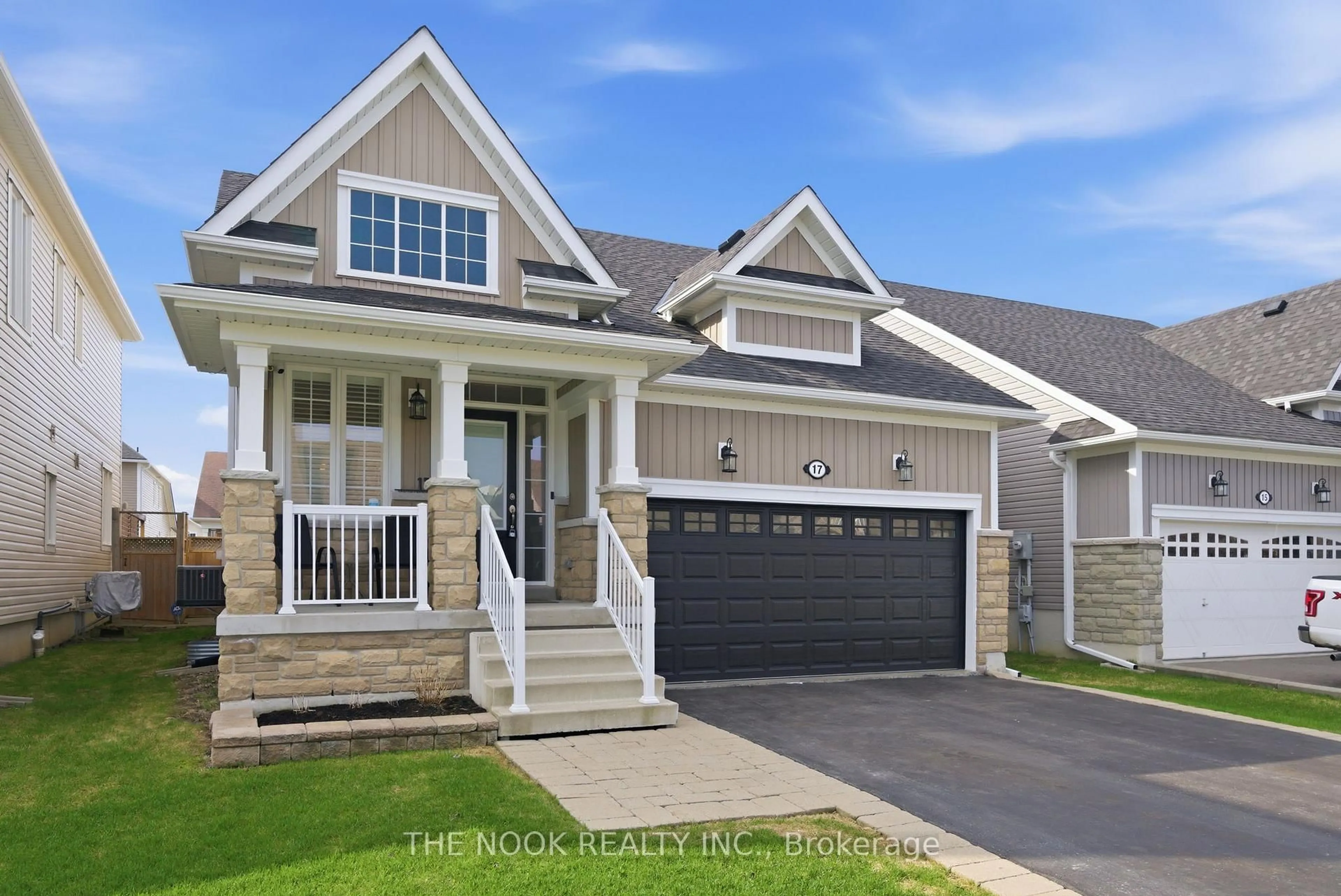 Home with vinyl exterior material, street for 17 Deacon Cres, Kawartha Lakes Ontario K9V 0L4