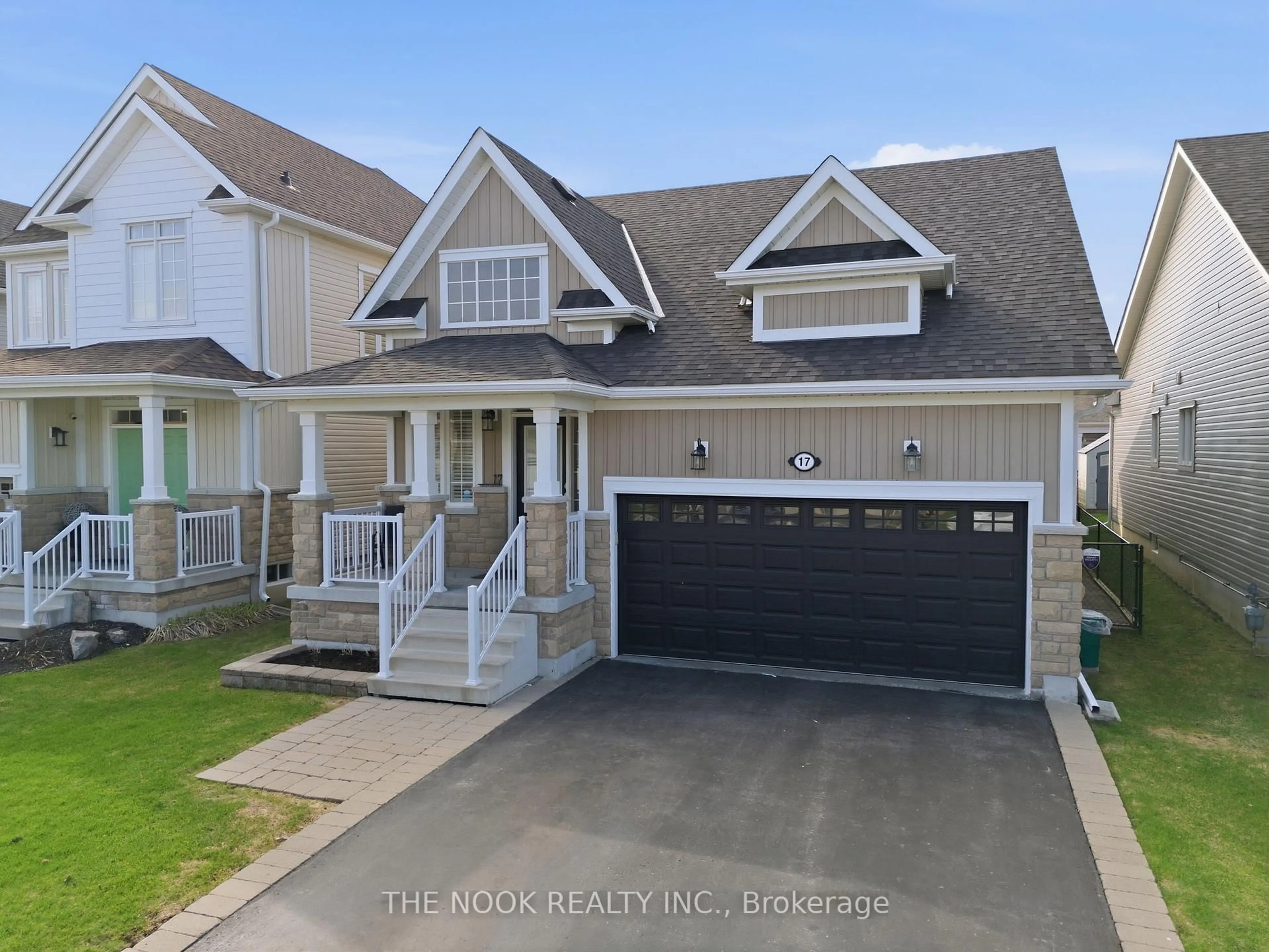 Home with vinyl exterior material, street for 17 Deacon Cres, Kawartha Lakes Ontario K9V 0L4