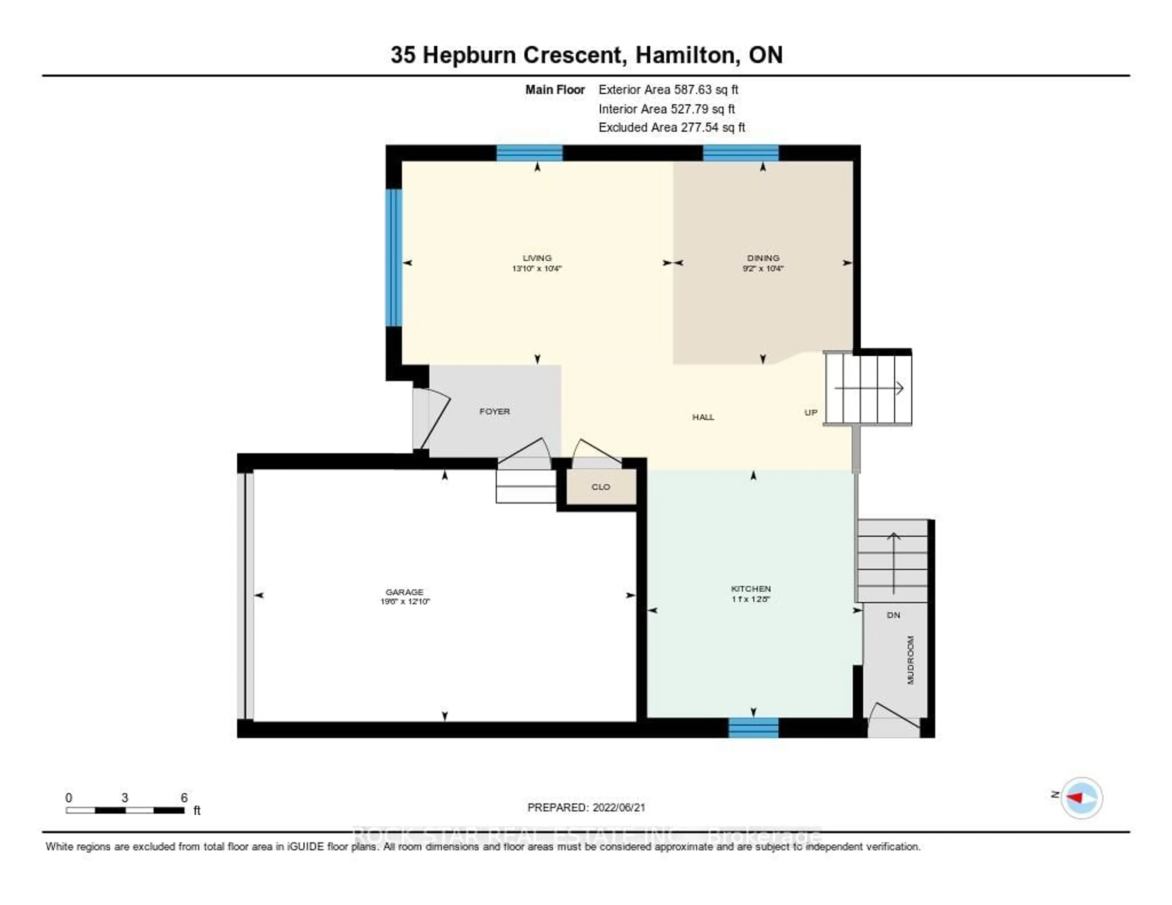 Floor plan for 35 Hepburn Cres, Hamilton Ontario L9C 7S4