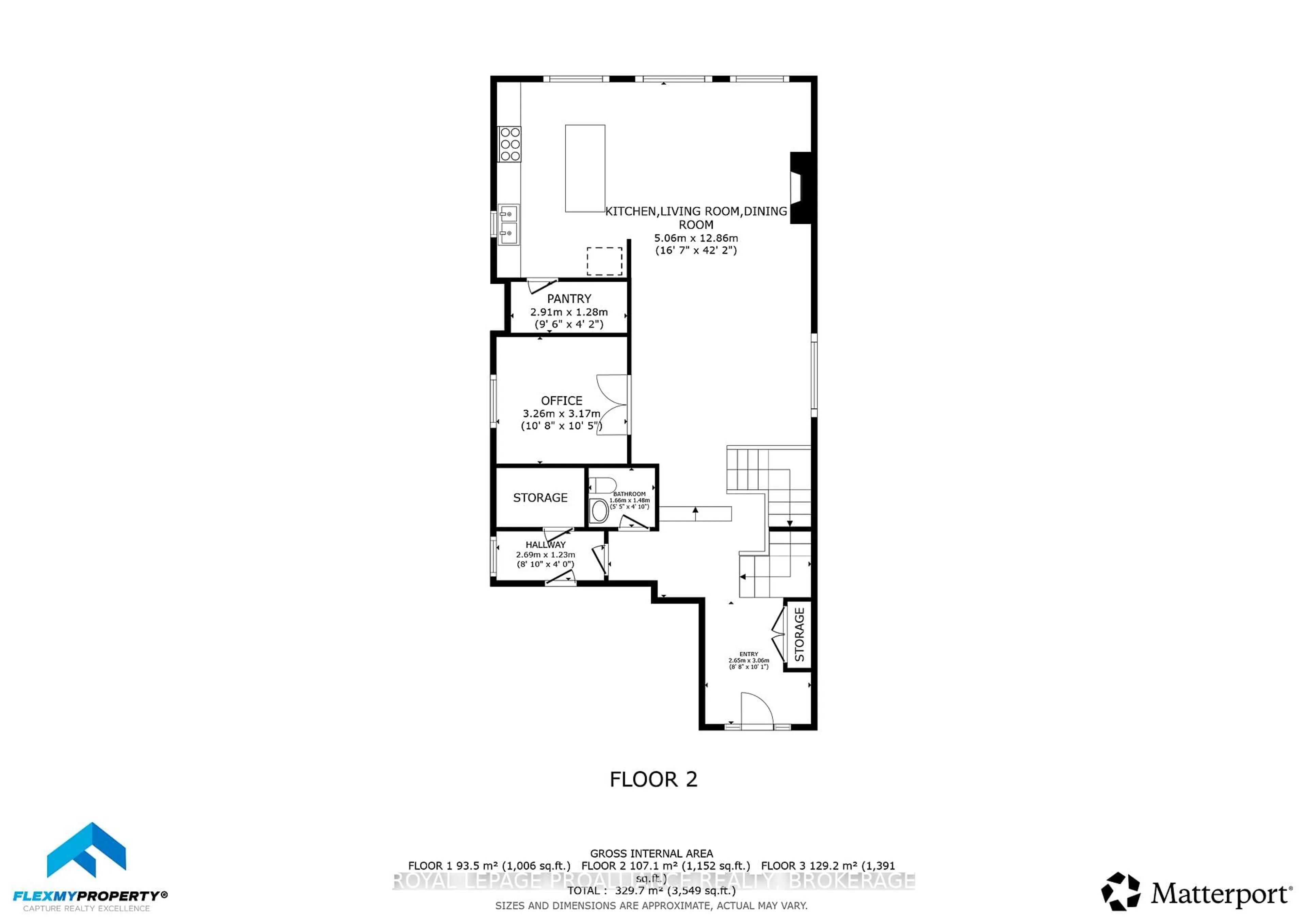 Floor plan for 1335 Grayson Dr, Kingston Ontario K7M 0H3