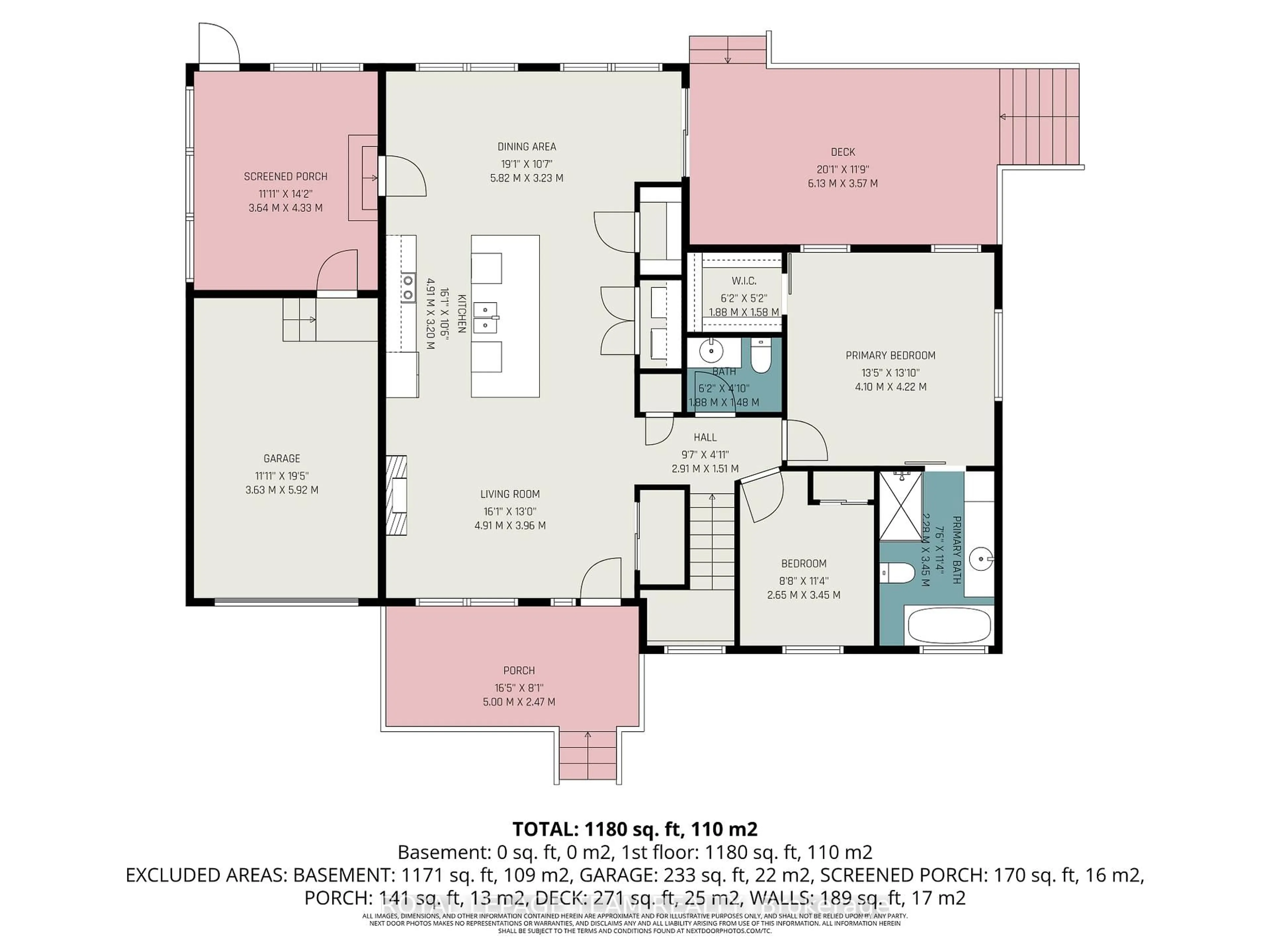 Floor plan for 121 Grasshopper Lane, Ottawa Ontario K0A 1T0