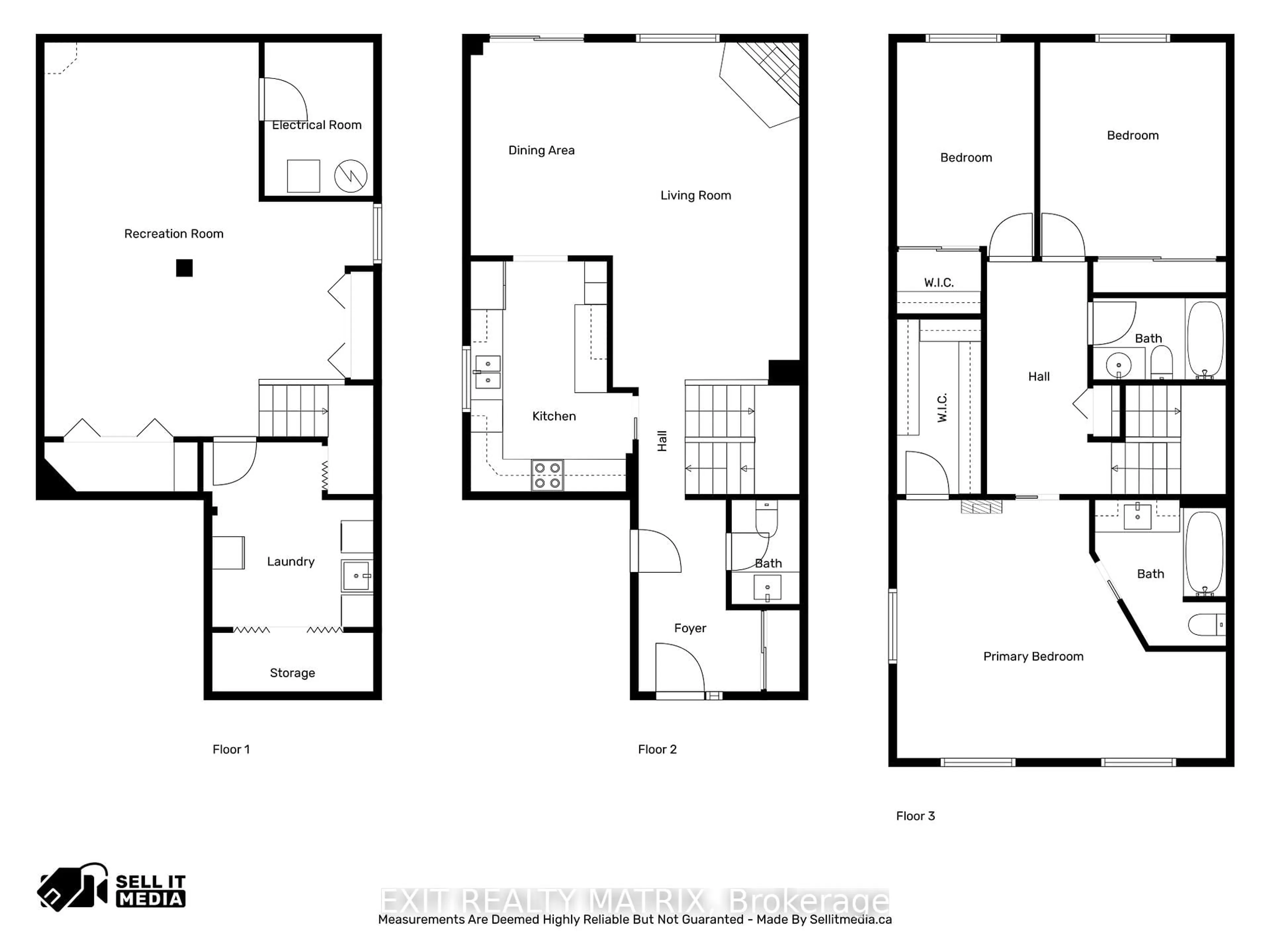 Floor plan for 1401 BORTOLOTTI Cres, Ottawa Ontario K1B 5C1