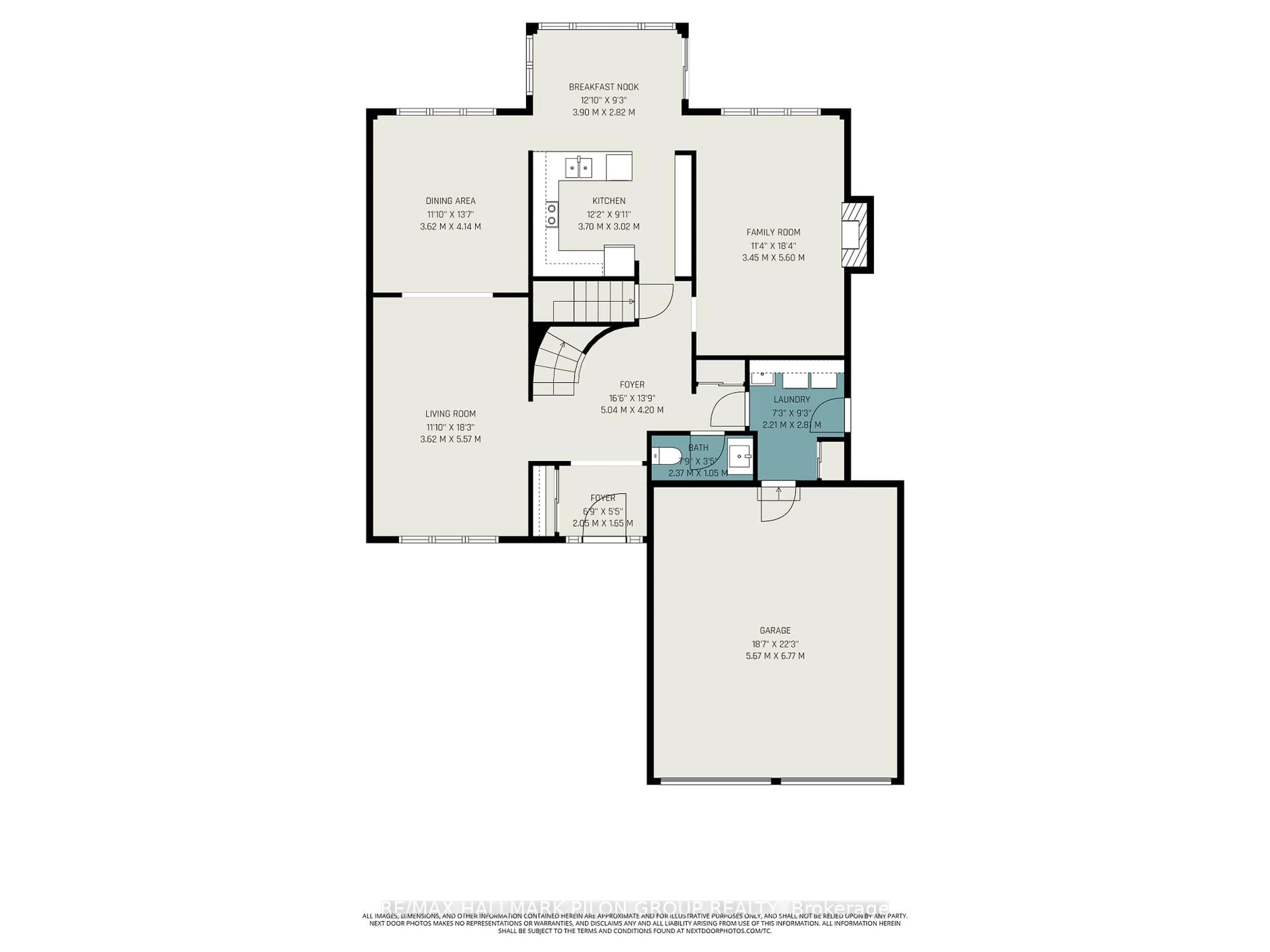 Floor plan for 1709 Sansonnet St, Ottawa Ontario K1C 5Z5