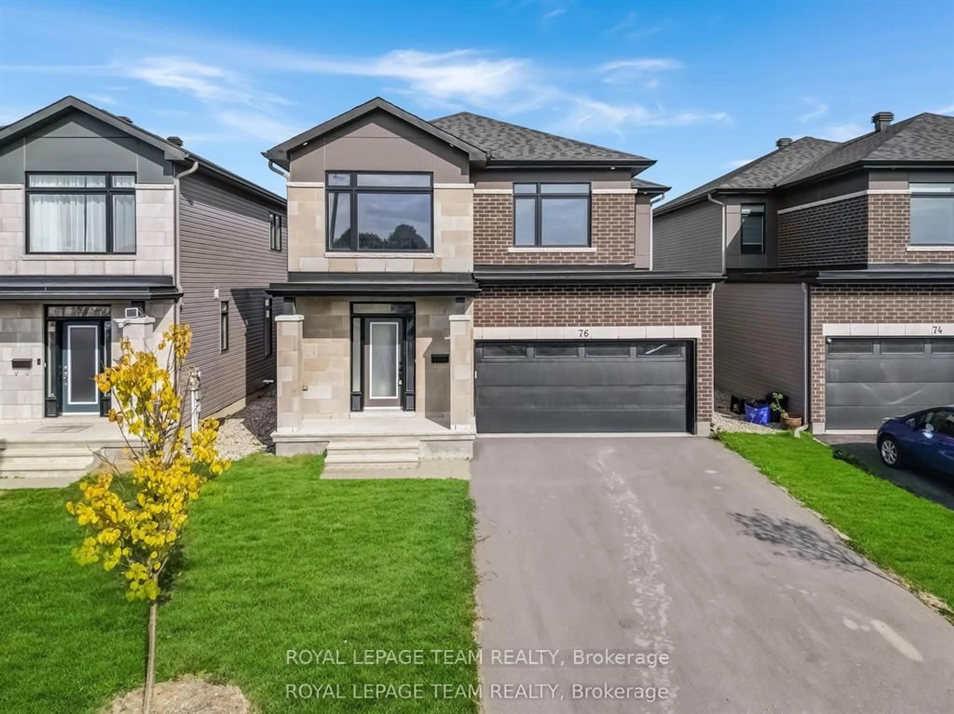 Home with brick exterior material, street for 76 Big Dipper St, Ottawa Ontario K4M 0L8